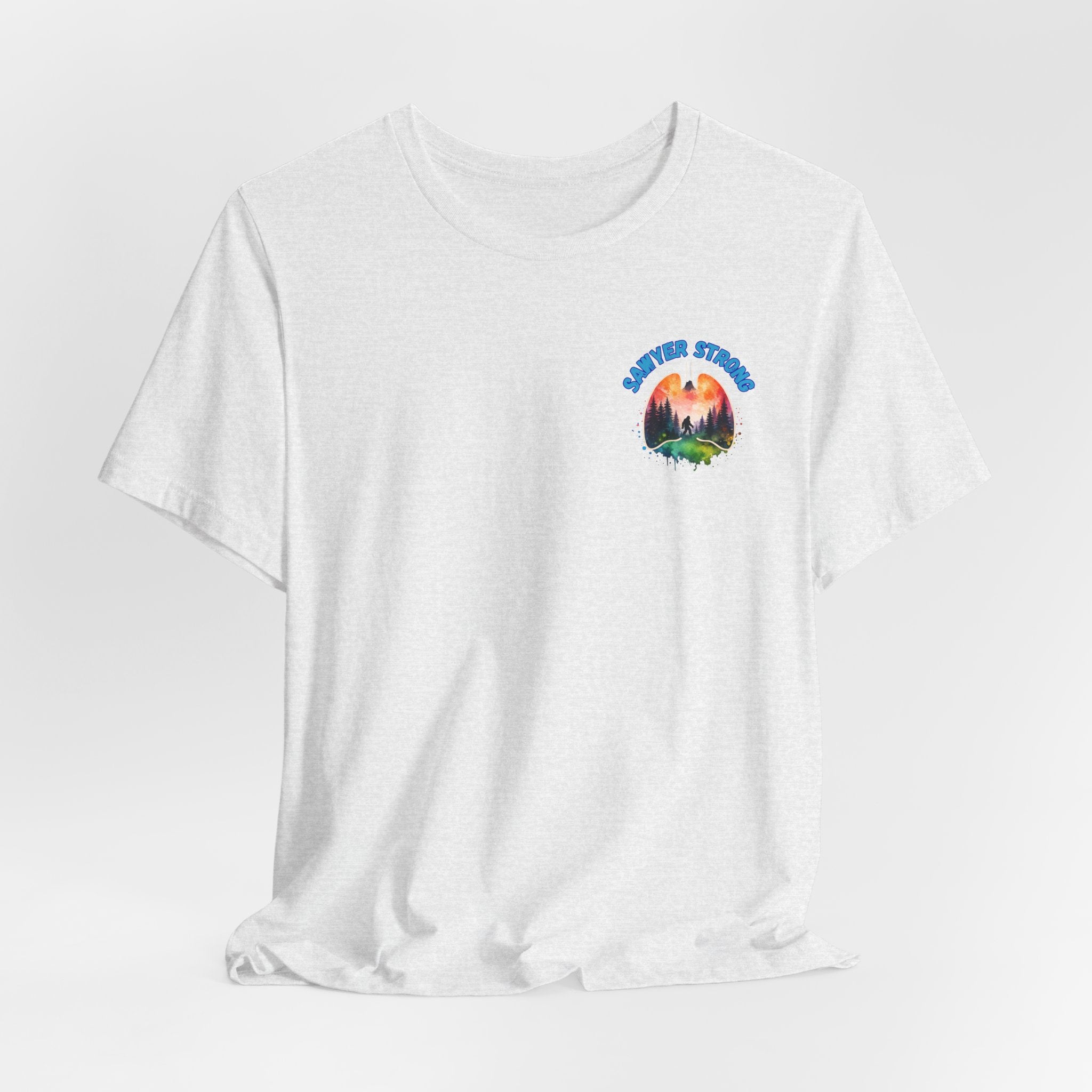 Airway Disease Awareness Tee — "Even the Strongest Legends" SAWYER STRONG