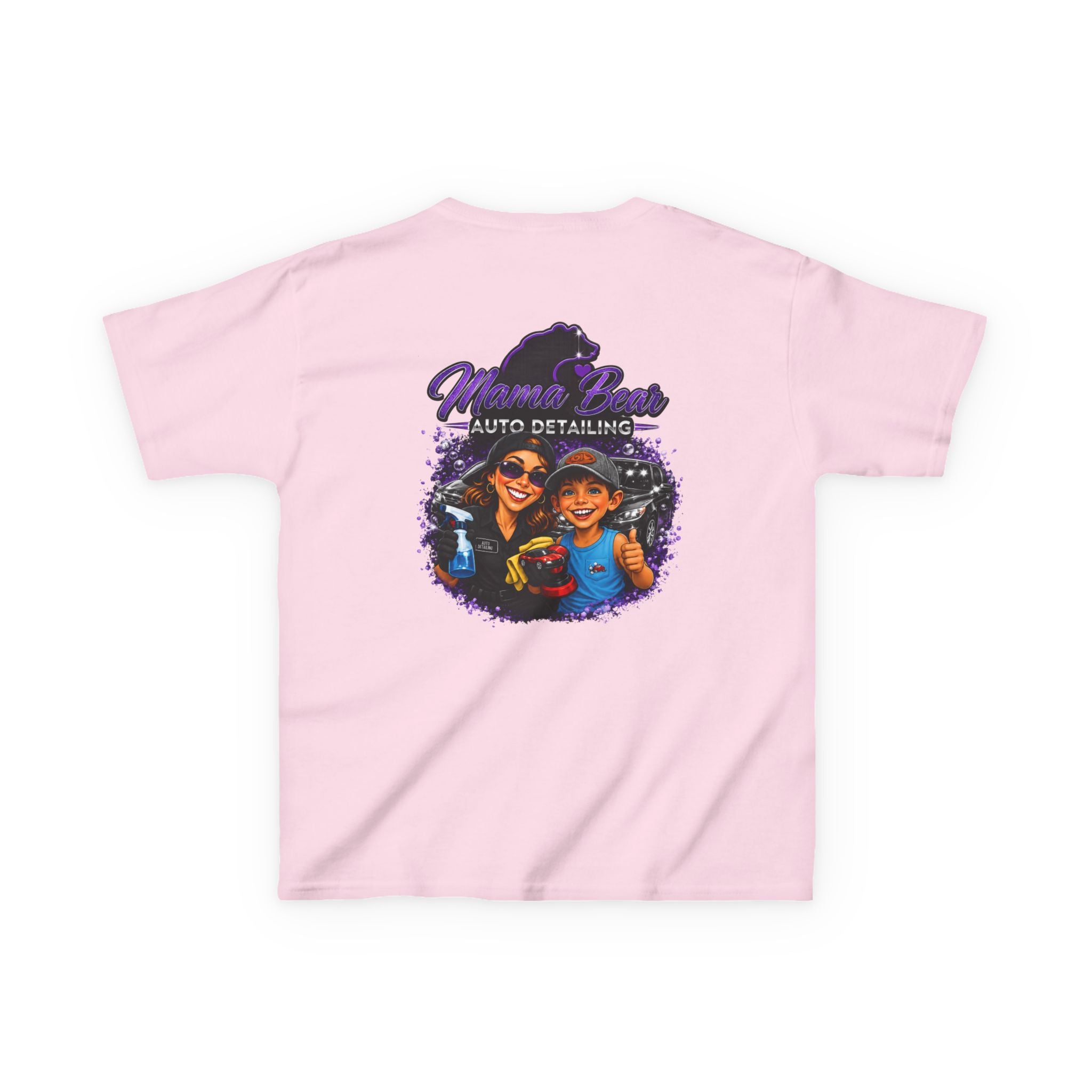 Kids Mama Bear Auto Detailing Tee — Cute Mechanic/Detailing Shirt for Kids