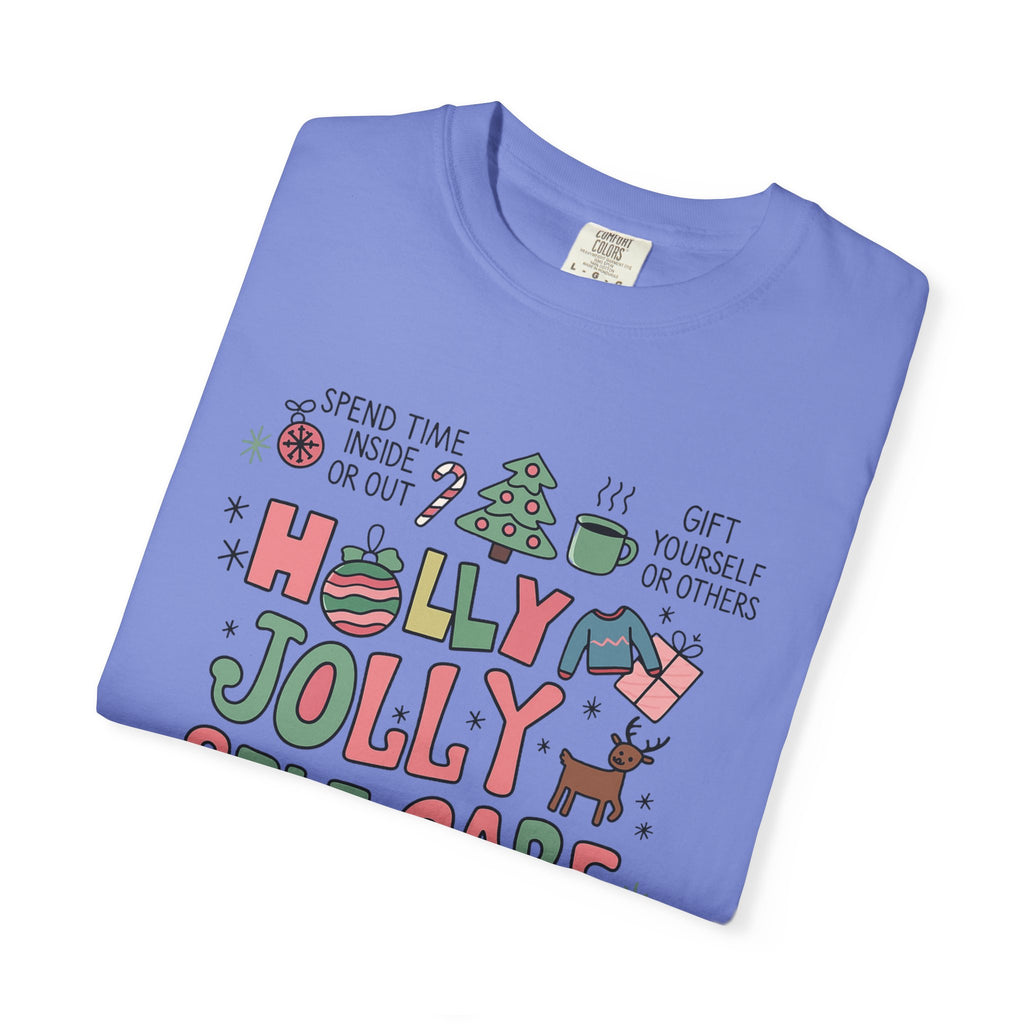 Christmas Self Care Tee — Holiday T-shirt