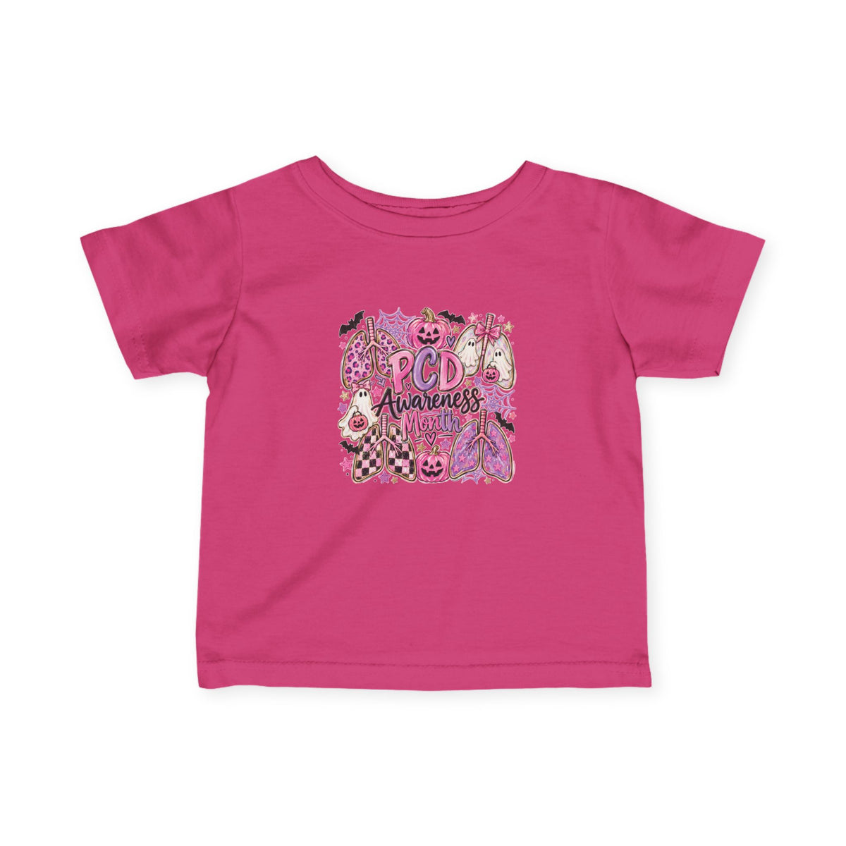 Infant Tee — Pink PCD Awareness Baby Shirt