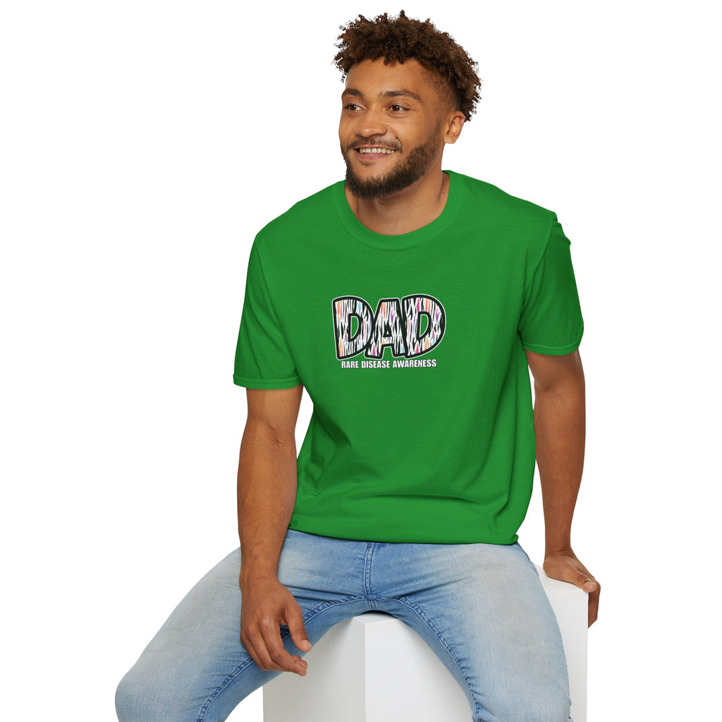 DAD Warrior Stripes Tee — Andme Bamboo Collab Graphic T-Shirt