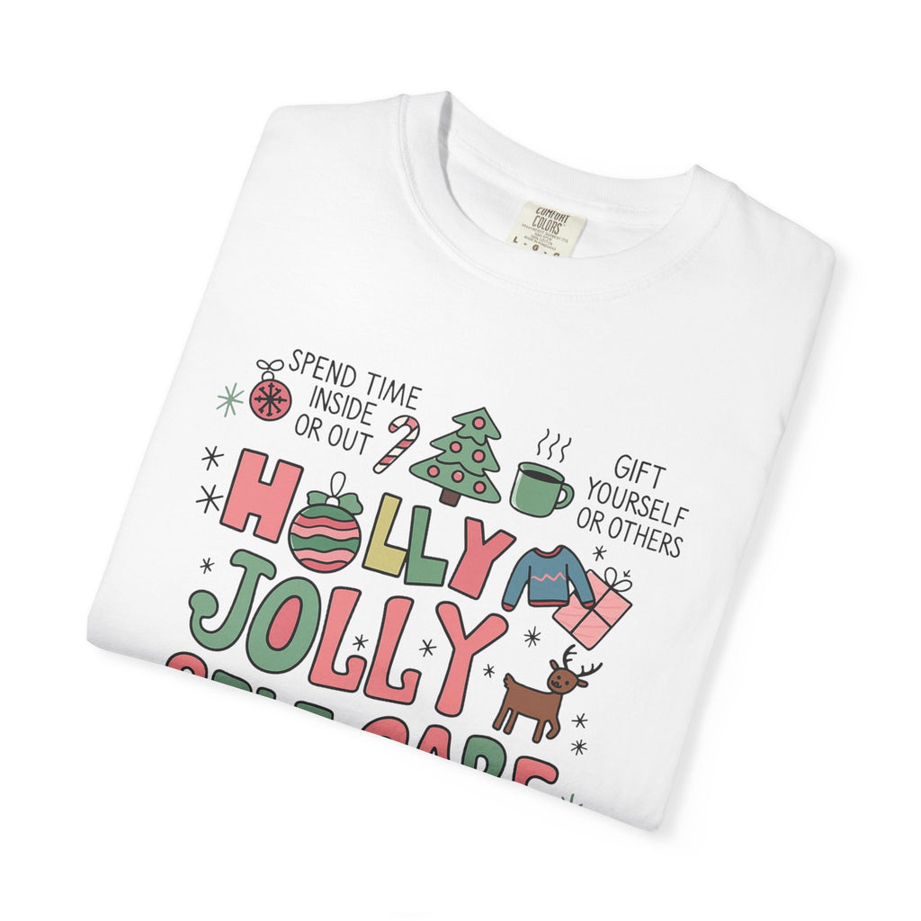 Christmas Self Care Tee — Holiday T-shirt