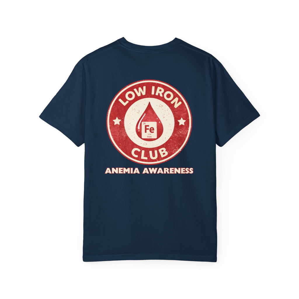 Low Iron Club T-Shirt — Anemia Awareness Tee