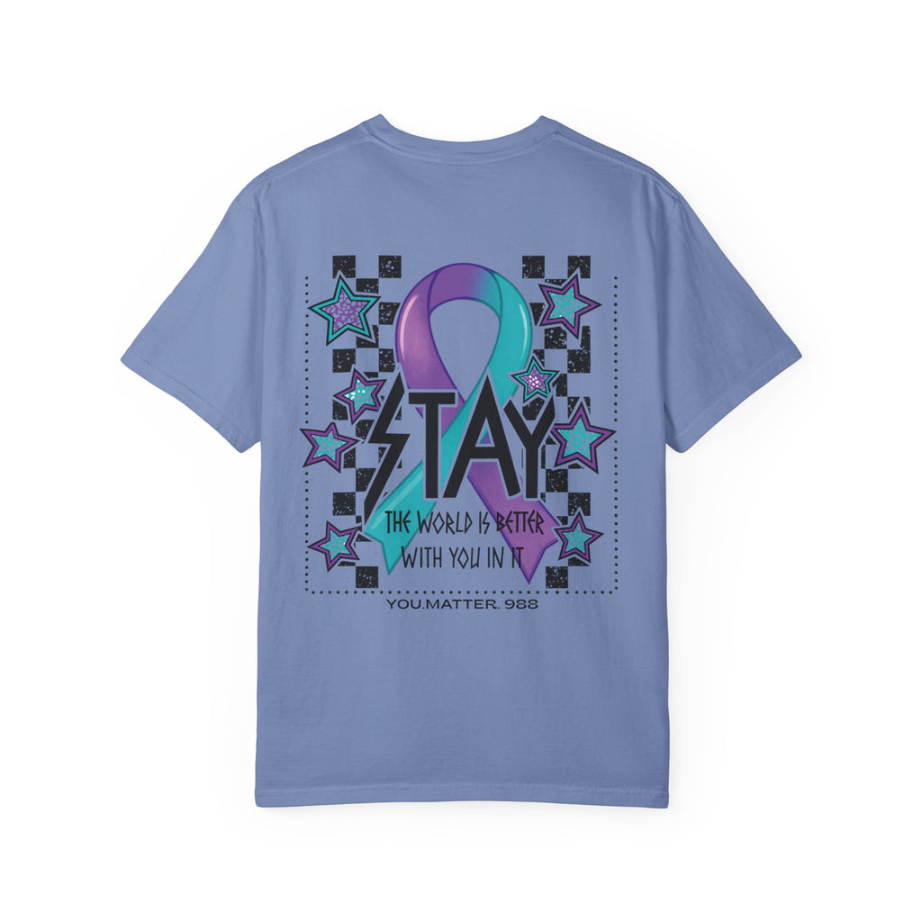 YOU.MATTER.988.STAY T-Shirt — Inspirational Graphic Tee