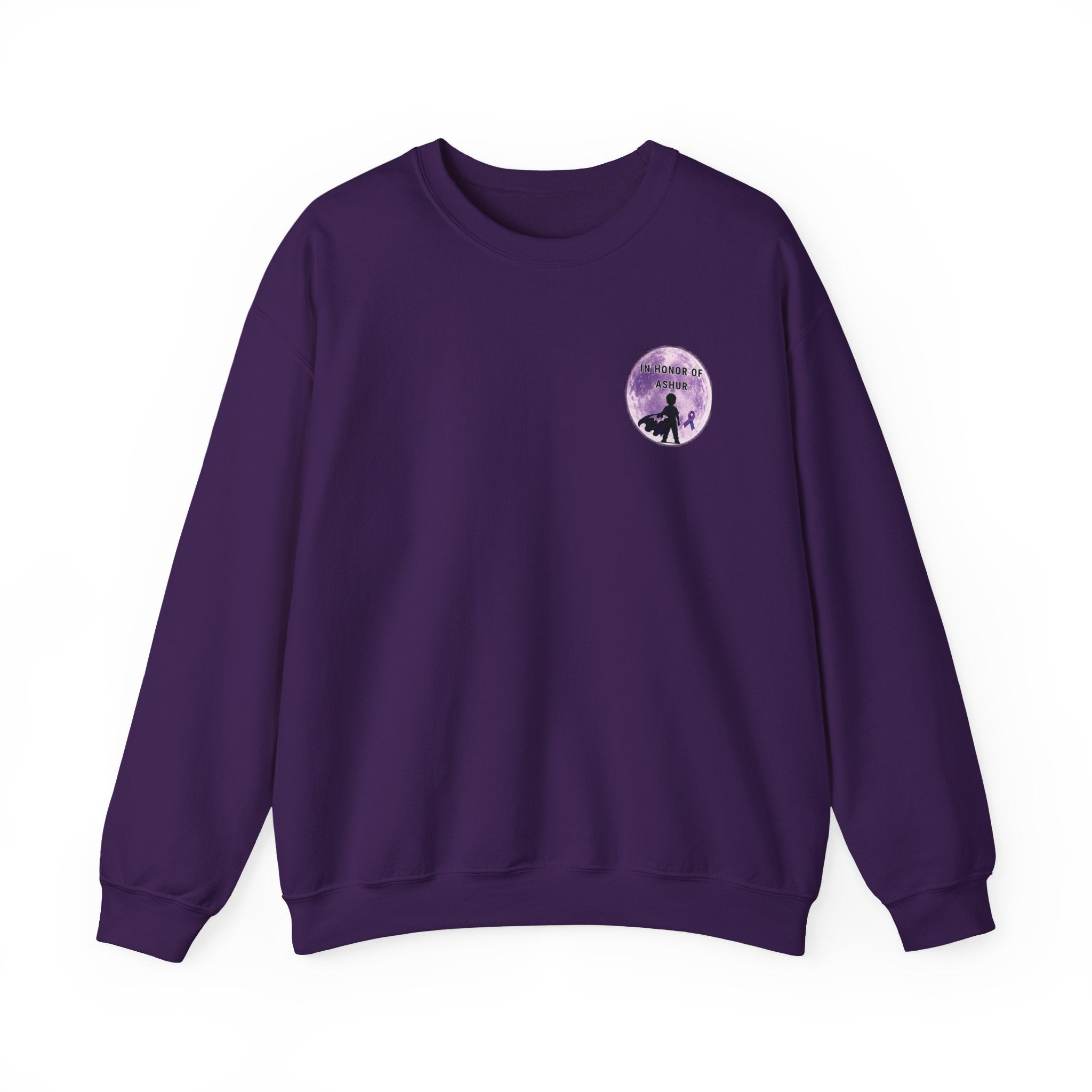 Every Hero Leaves a Legacy Adult Crewneck - Ashur Fundraiser