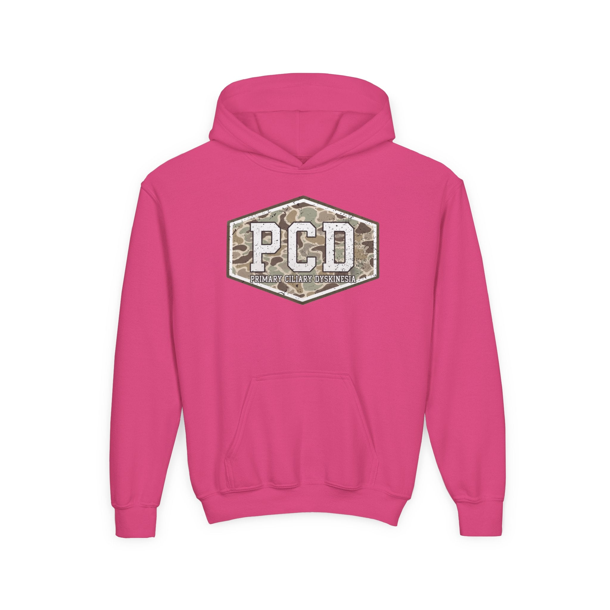 Youth Hoodie – PCD Camo Logo Pullover