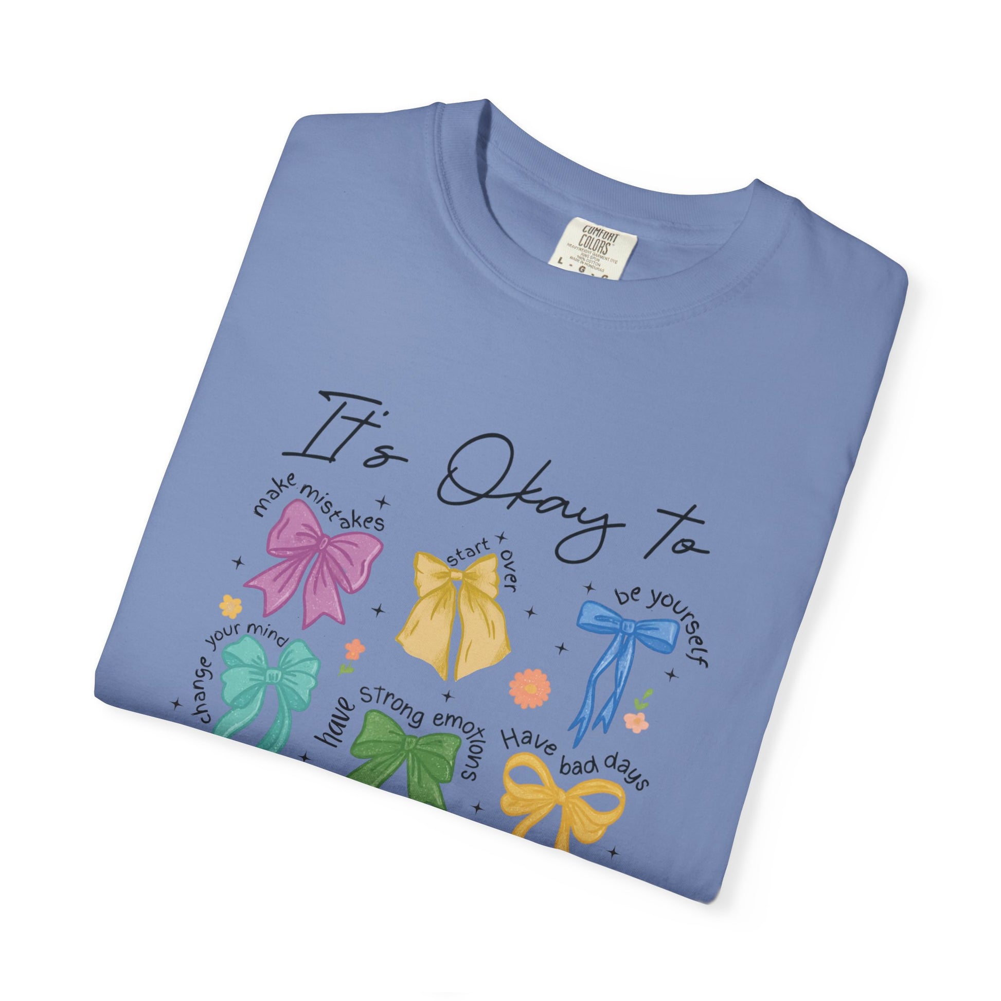 It’s okay to- Mental Health Coquette Tee