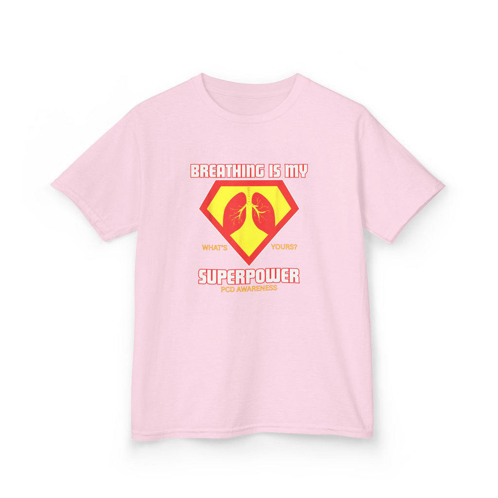 Kids Tee - Breathing is my Superpower PCD