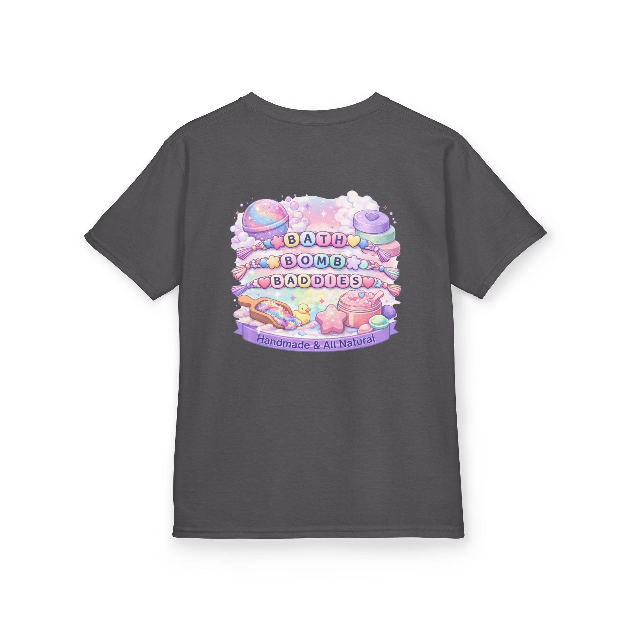 Kids Bath Bomb Baddies T-Shirt — Pastel Handmade Bath Bombs Graphic Tee
