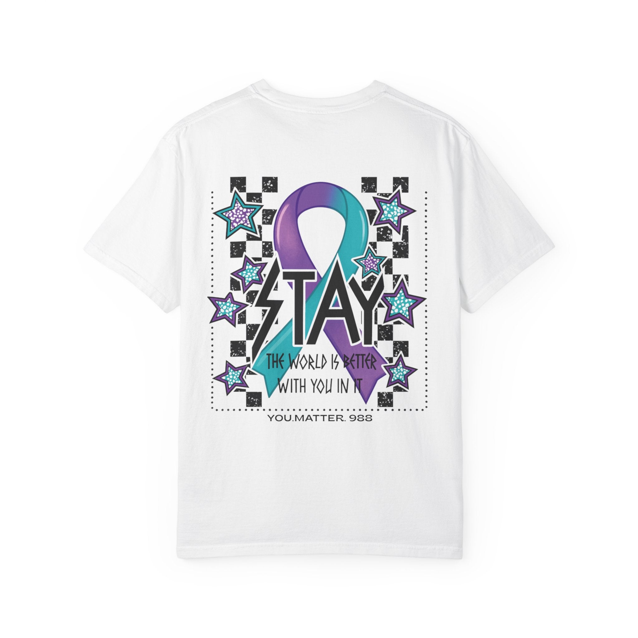 YOU.MATTER.988.STAY T-Shirt — Inspirational Graphic Tee