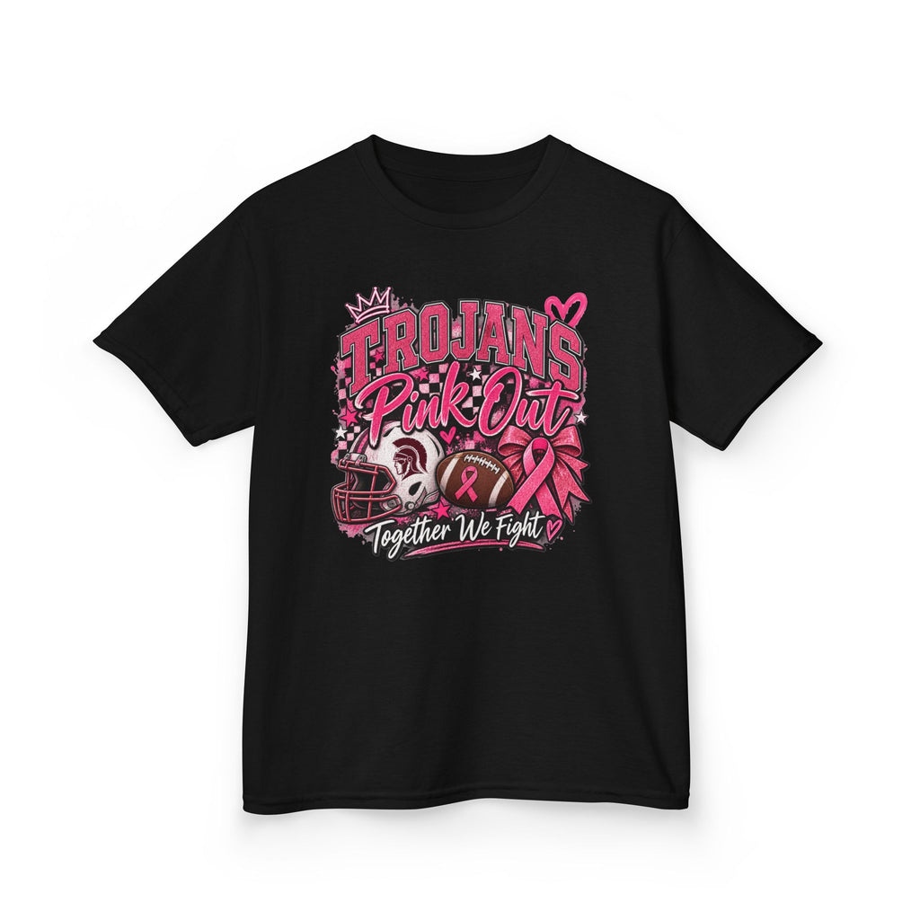 Kids Tee — Trojans Pink Out “Together We Fight” Breast Cancer Awareness