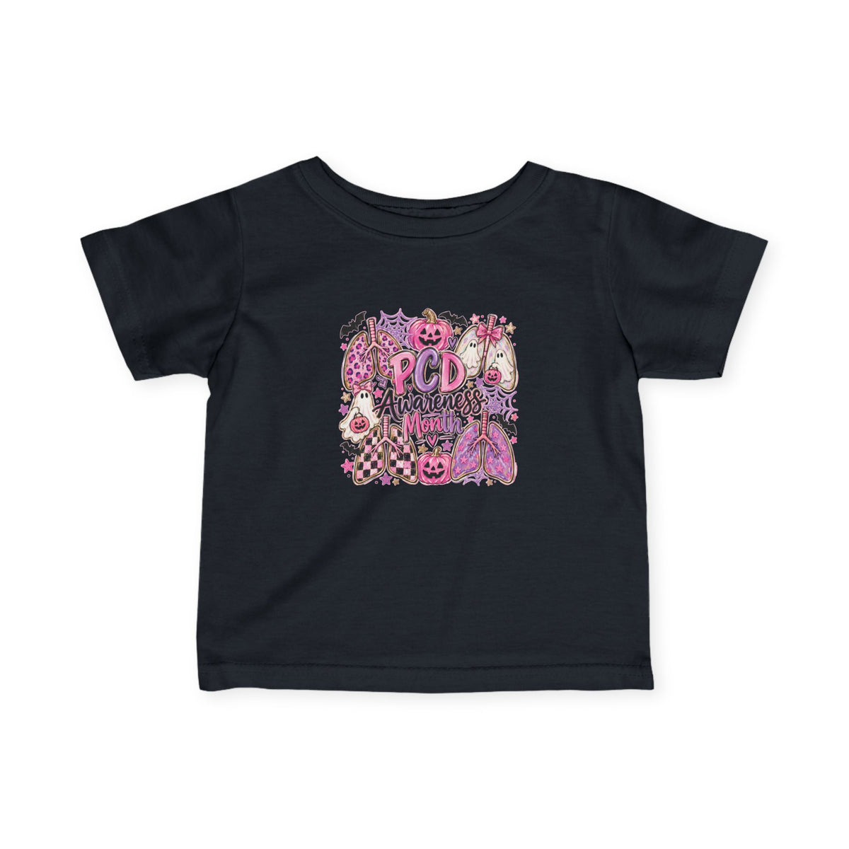 Infant Tee — Pink PCD Awareness Baby Shirt