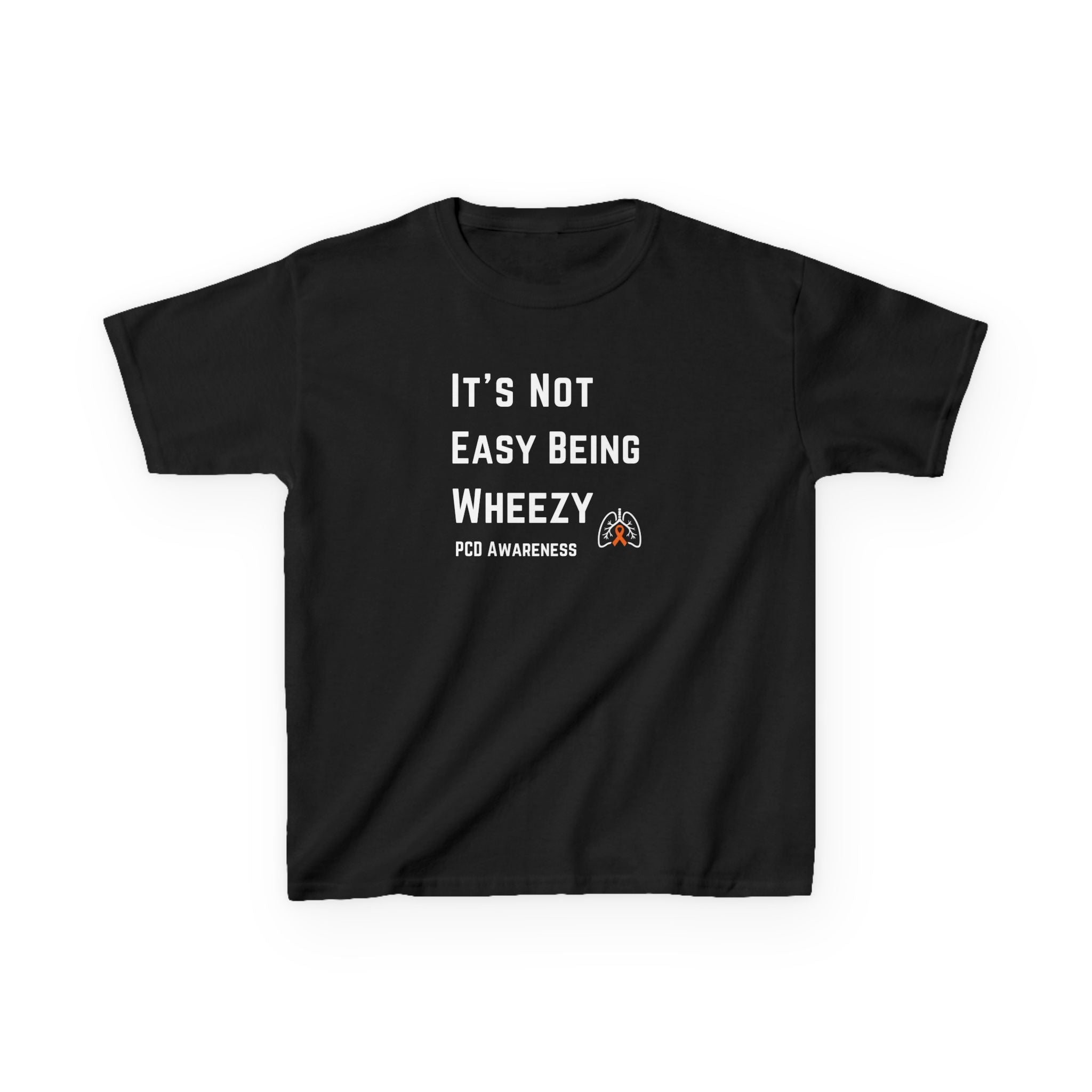 Kids 'Not Easy Being Wheezy' PCD Awareness Tee