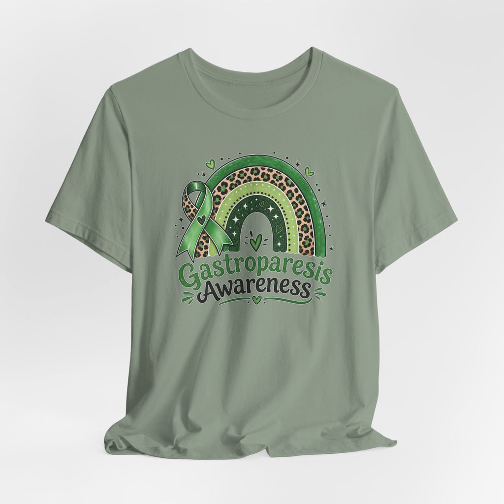 Gastroparesis Awareness Rainbow T-Shirt