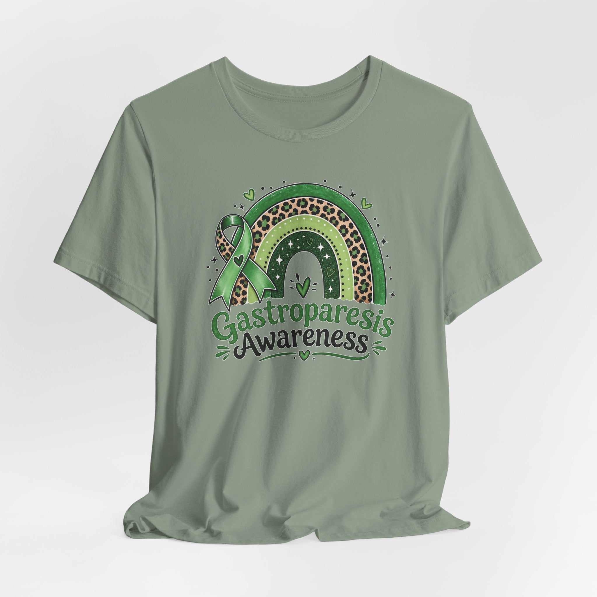 Gastroparesis Awareness Rainbow T-Shirt