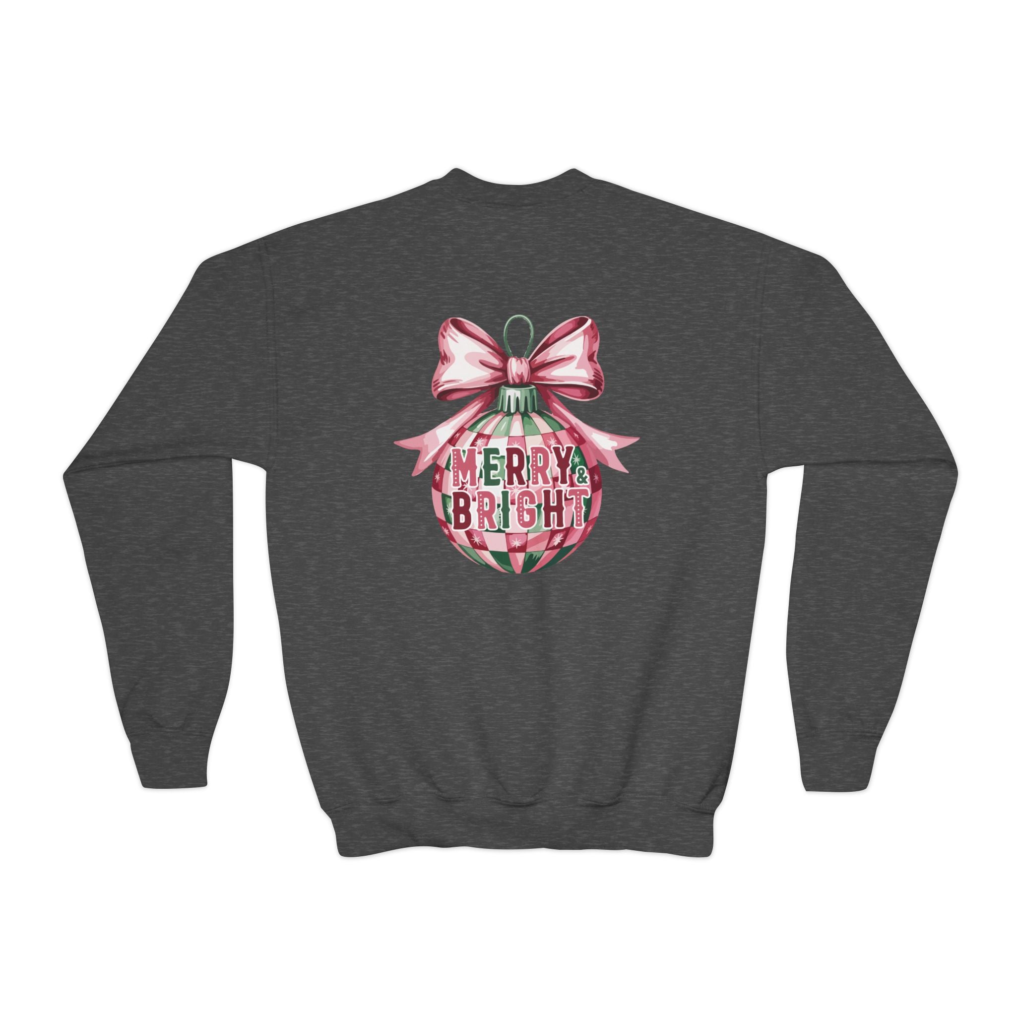 Holiday Patchwork Crewneck Sweatshirt — Merry & Bright Youth