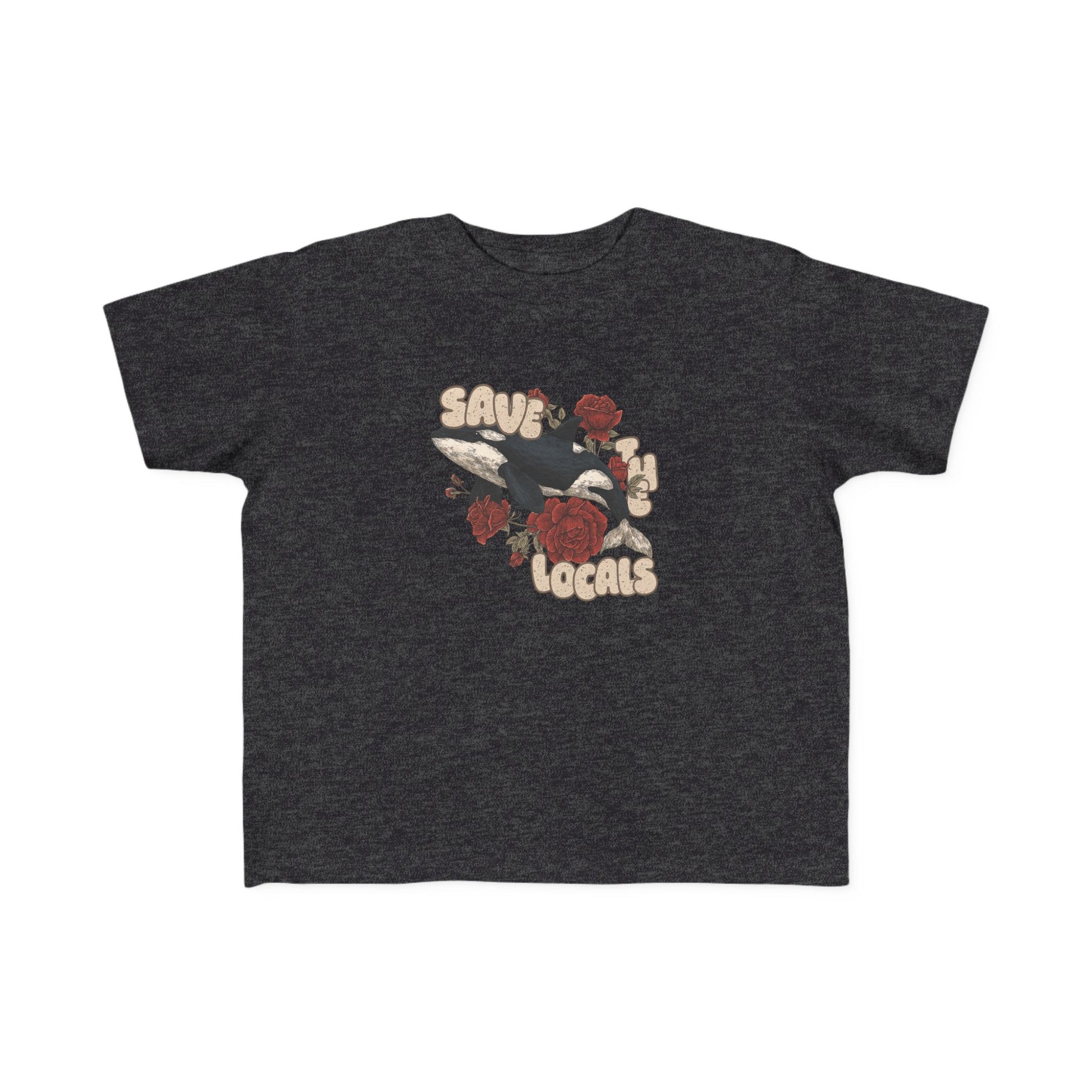 Toddler's Eco-Friendly Tee: Save the Locals, Cute Kids Shirt, Sustainable Fashion, Nature Lover Gift, Children's Awareness Apparel