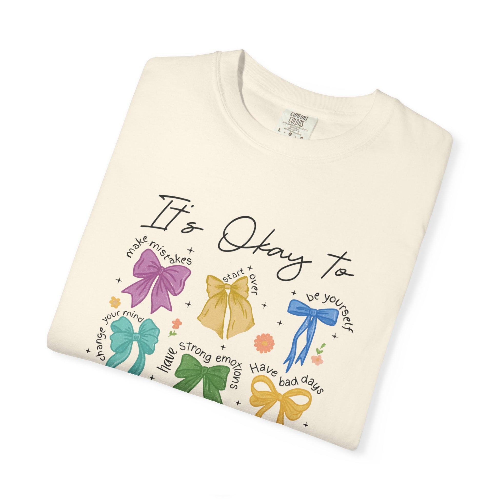 It’s okay to- Mental Health Coquette Tee