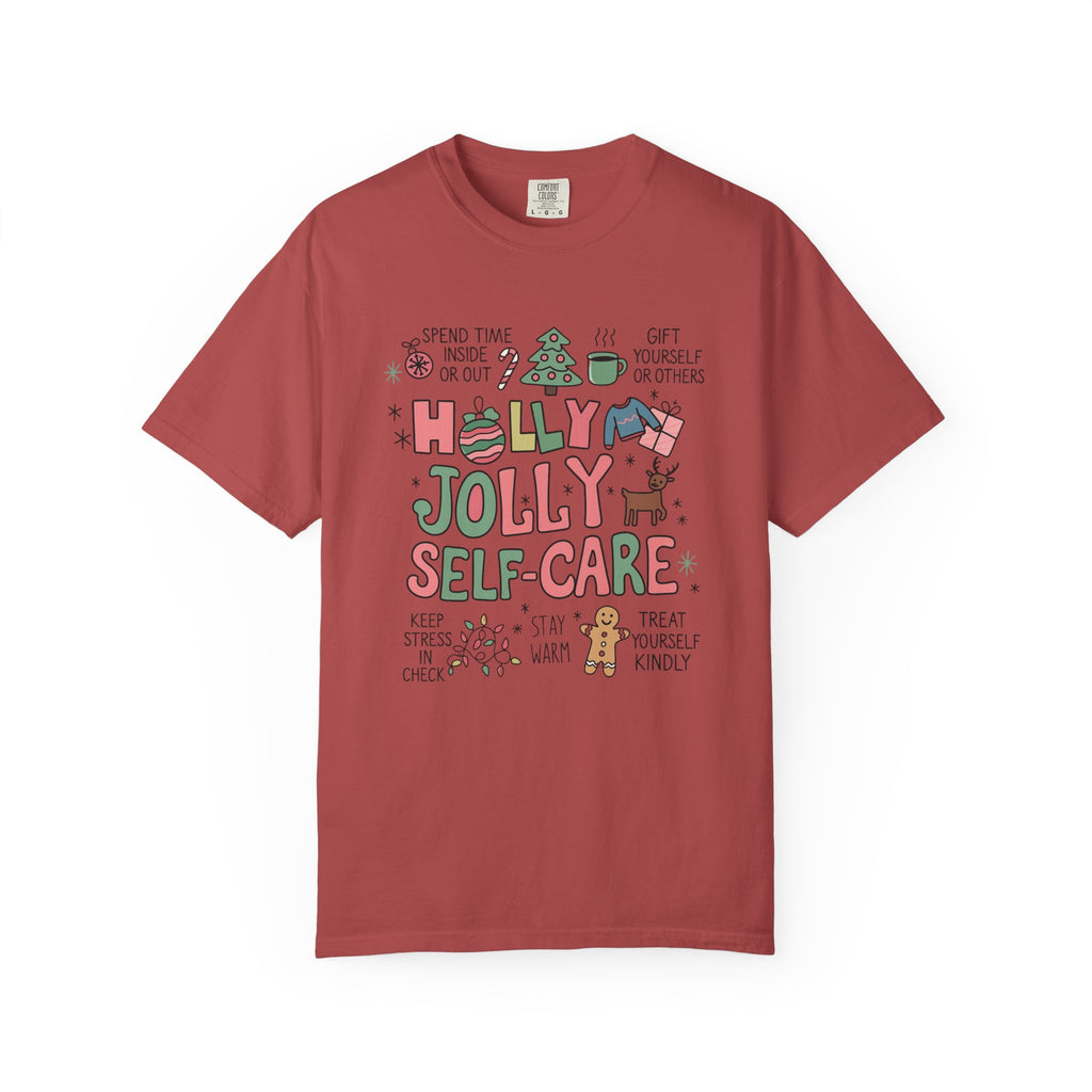 Christmas Self Care Tee — Holiday T-shirt