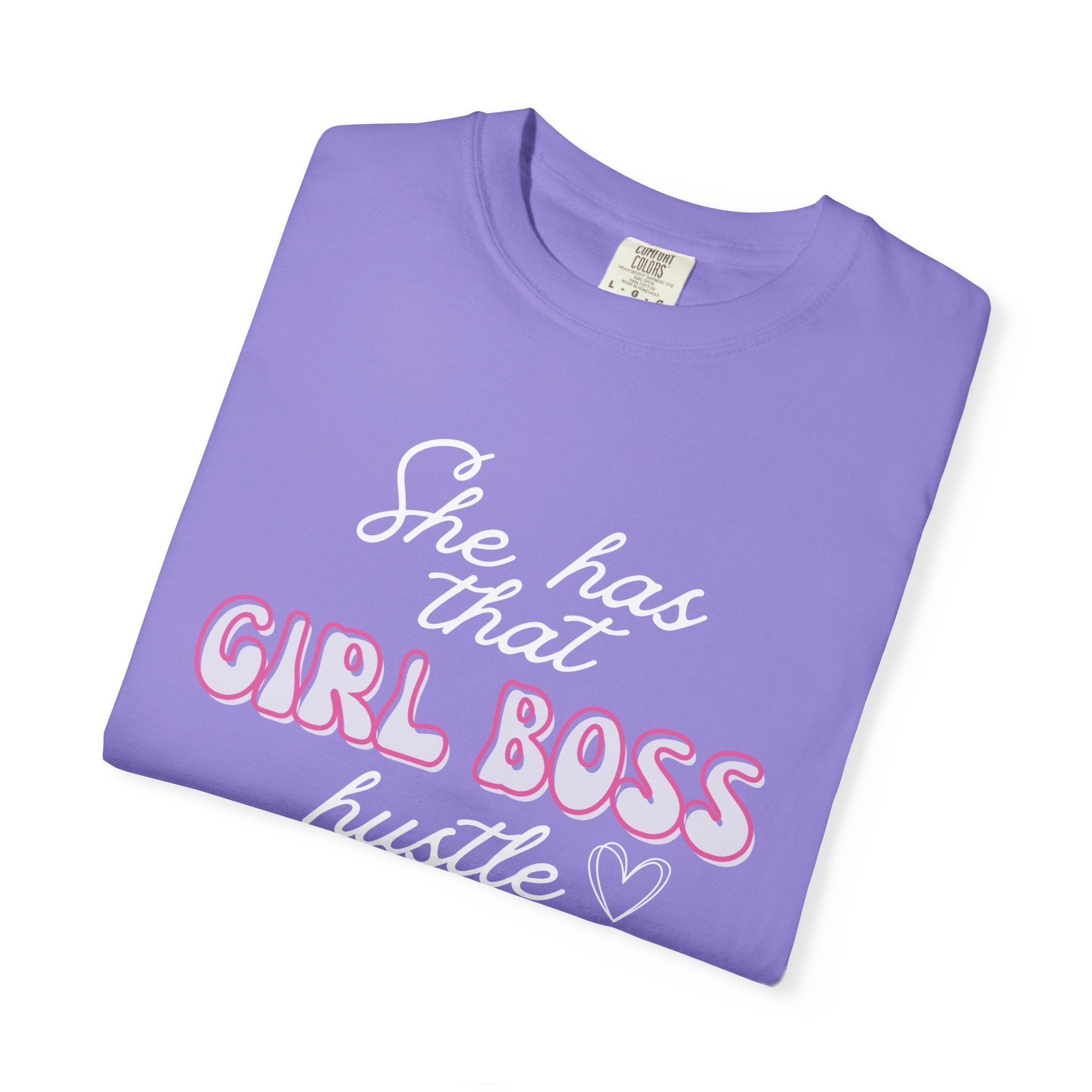 Girl Boss Hustle Tee – 'She Has That Girl Boss Hustle'