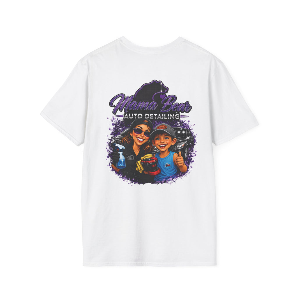 Mama Bear Auto Detailing Tee — Women's Car Care Shirt for Detailers