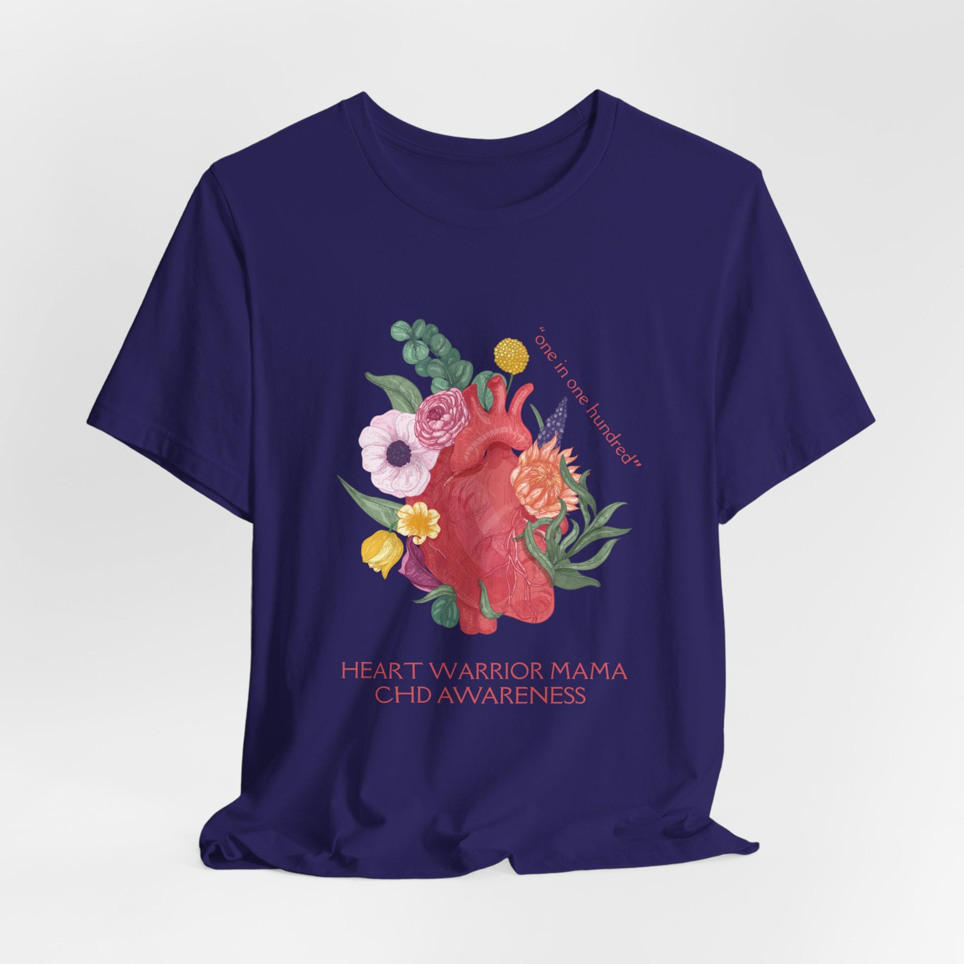 Heart Warrior Mama CHD Awareness Tee