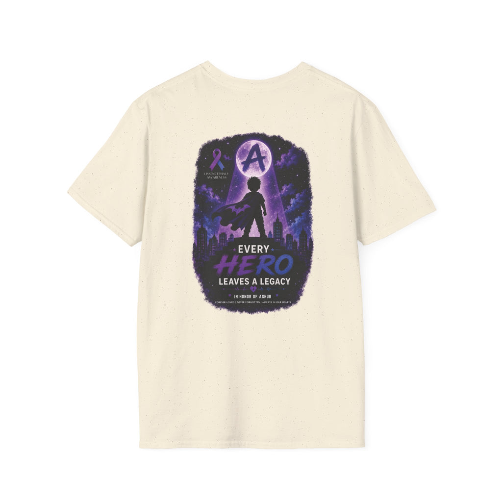 Every Hero Leaves a Legacy T-Shirt - Ashur Fundraiser