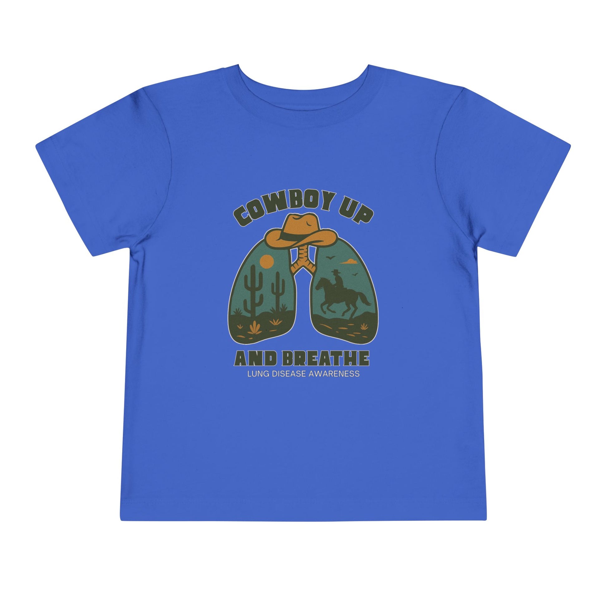 Toddler Tee Cowboy Up & Breathe