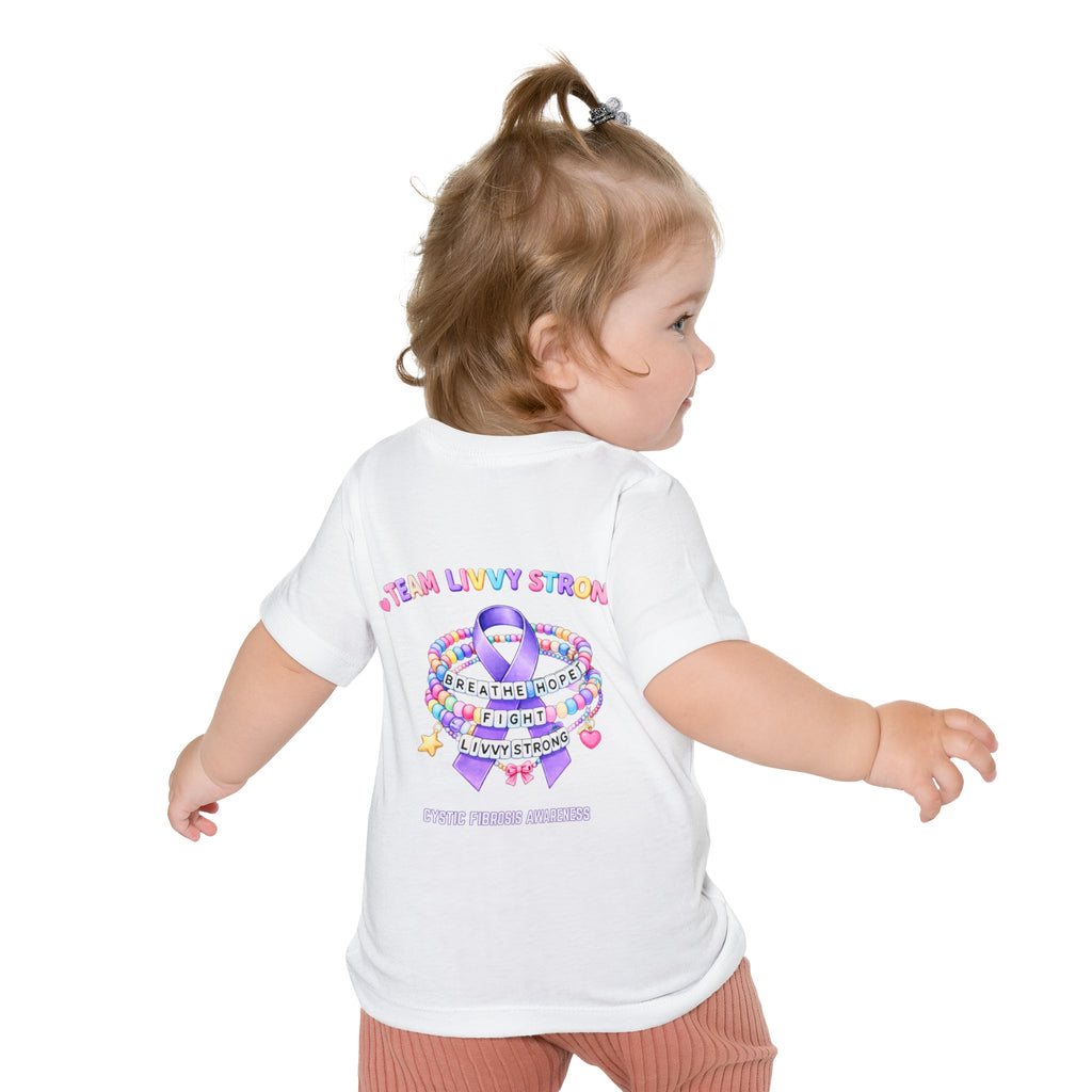 INFANT Team Livvy Strong Fundraiser T-Shirt —CF Awareness Tee