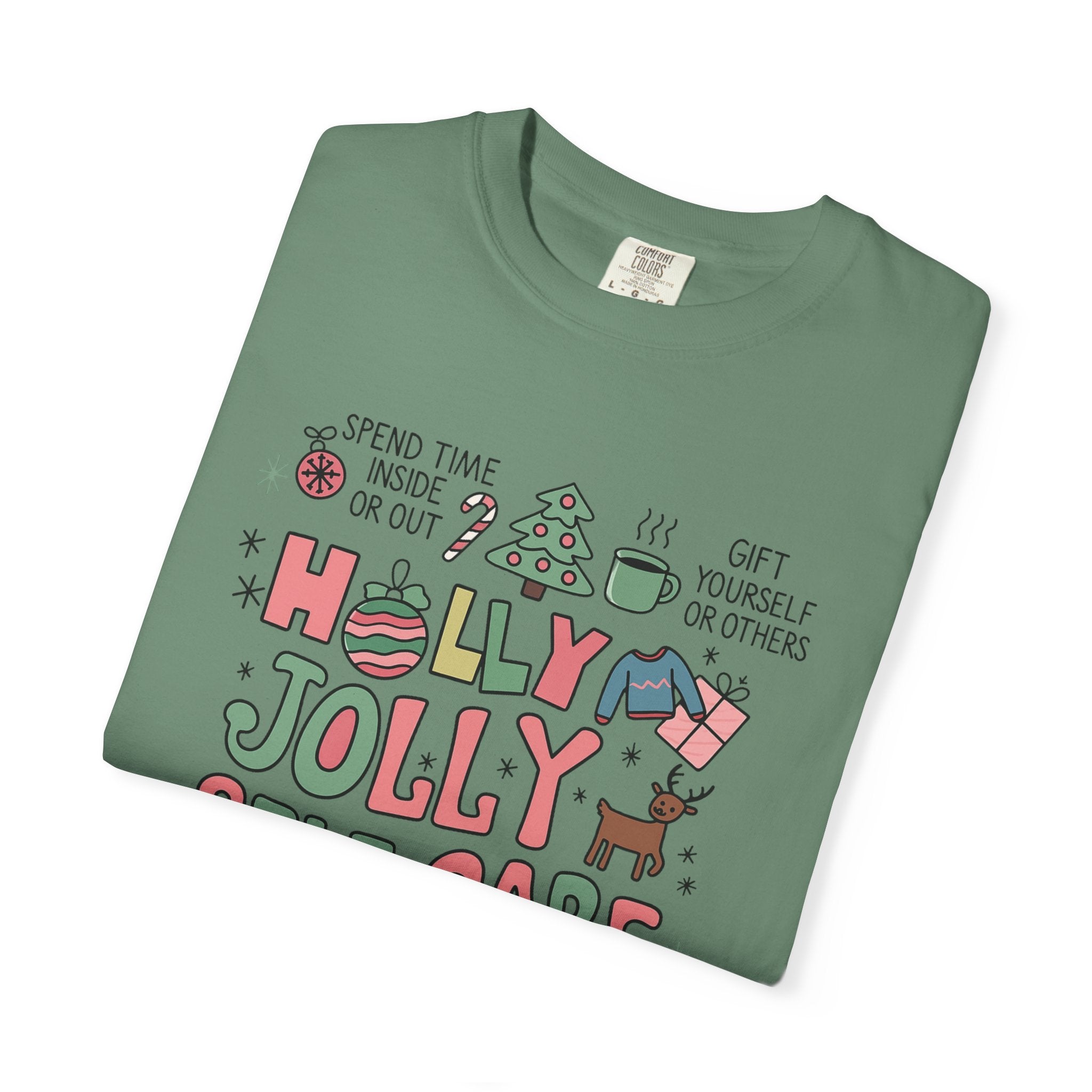 Christmas Self Care Tee — Holiday T-shirt