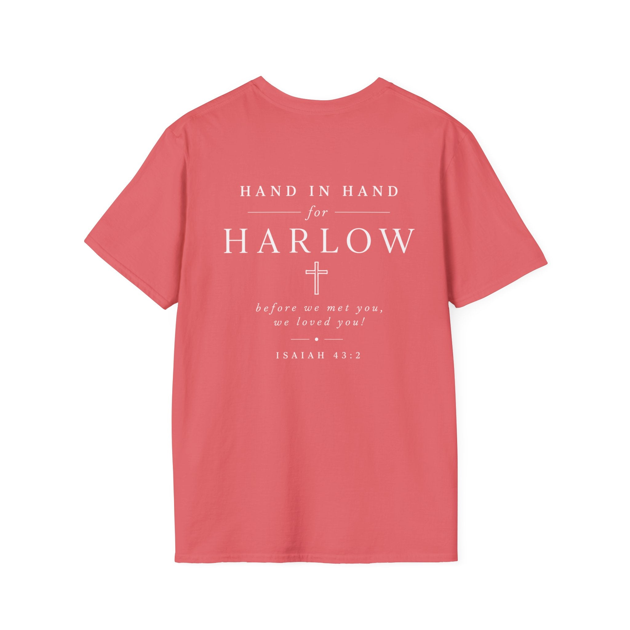 Hand in Hand for Harlow -unisex tee