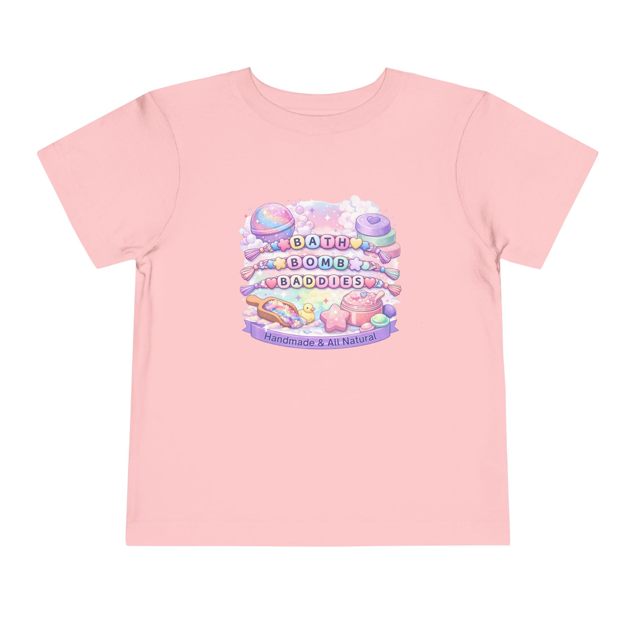 Toddler Bath Bomb Baddies T-Shirt — Pastel Handmade Bath Bombs Graphic Tee
