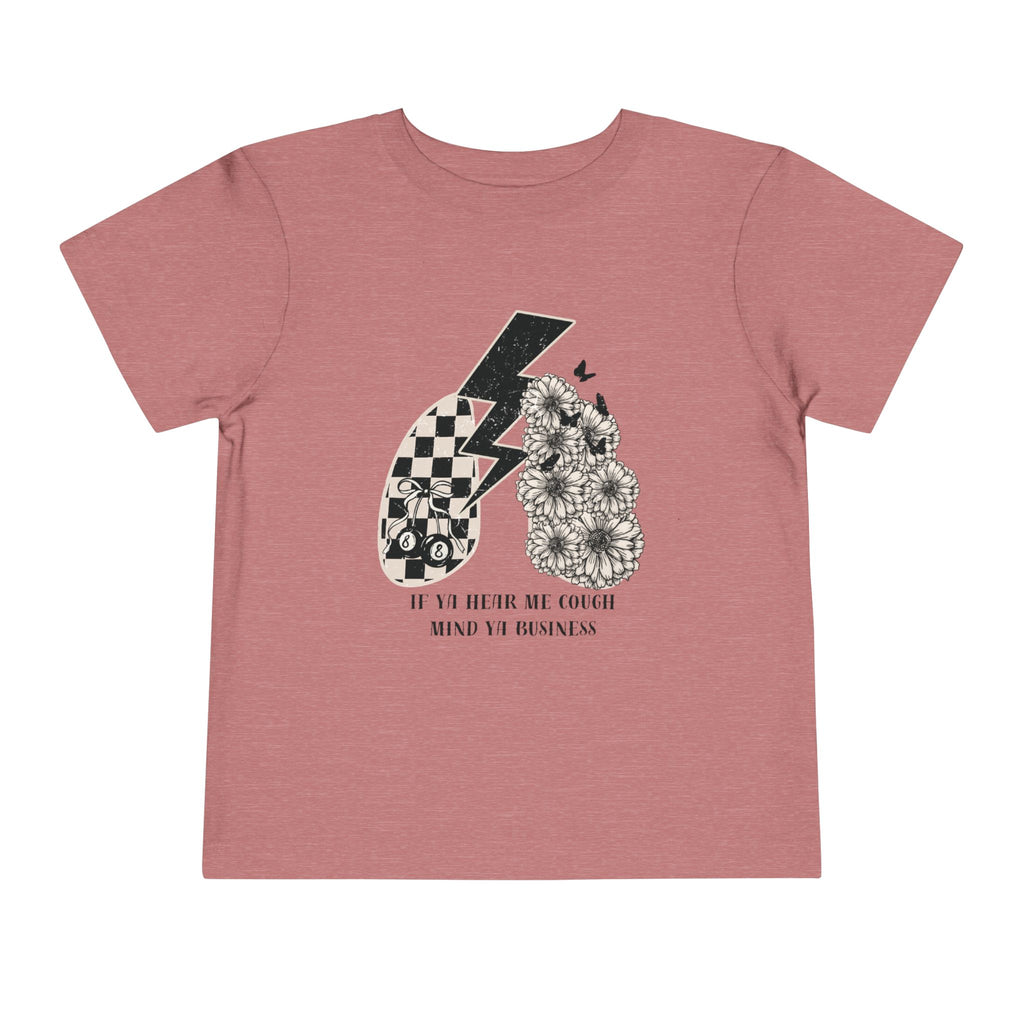 Toddler Tee Lungs Mind ya Business