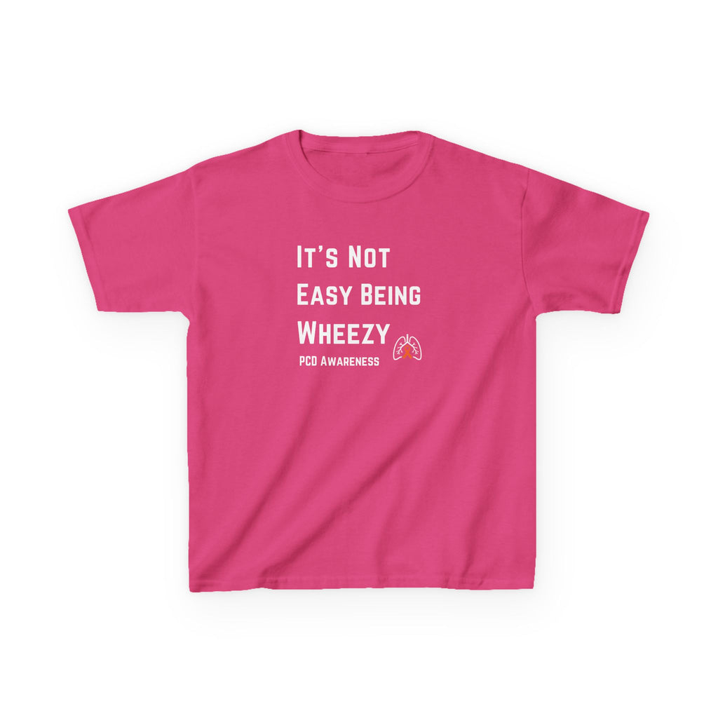 Kids 'Not Easy Being Wheezy' PCD Awareness Tee