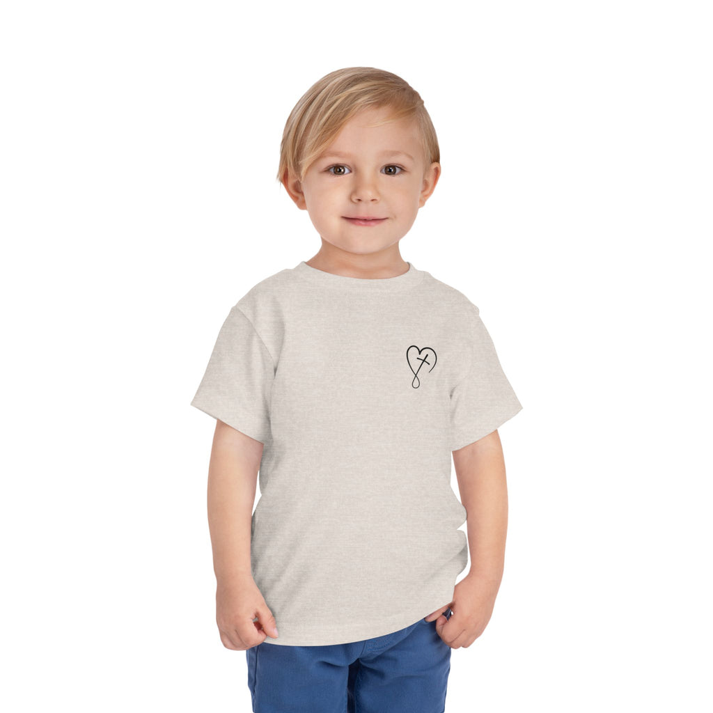 Toddler Short sleeve Jesus has my back