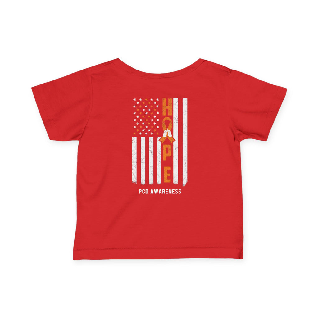 Infant Tee - PCD Awareness Flag Design