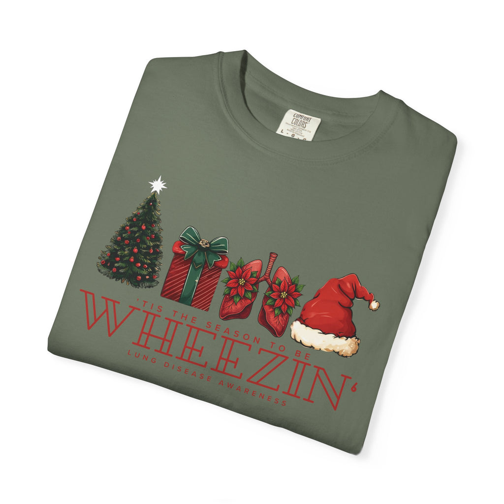 Tis the Season to Be Wheezin T-Shirt — Funny Holiday Christmas Tee