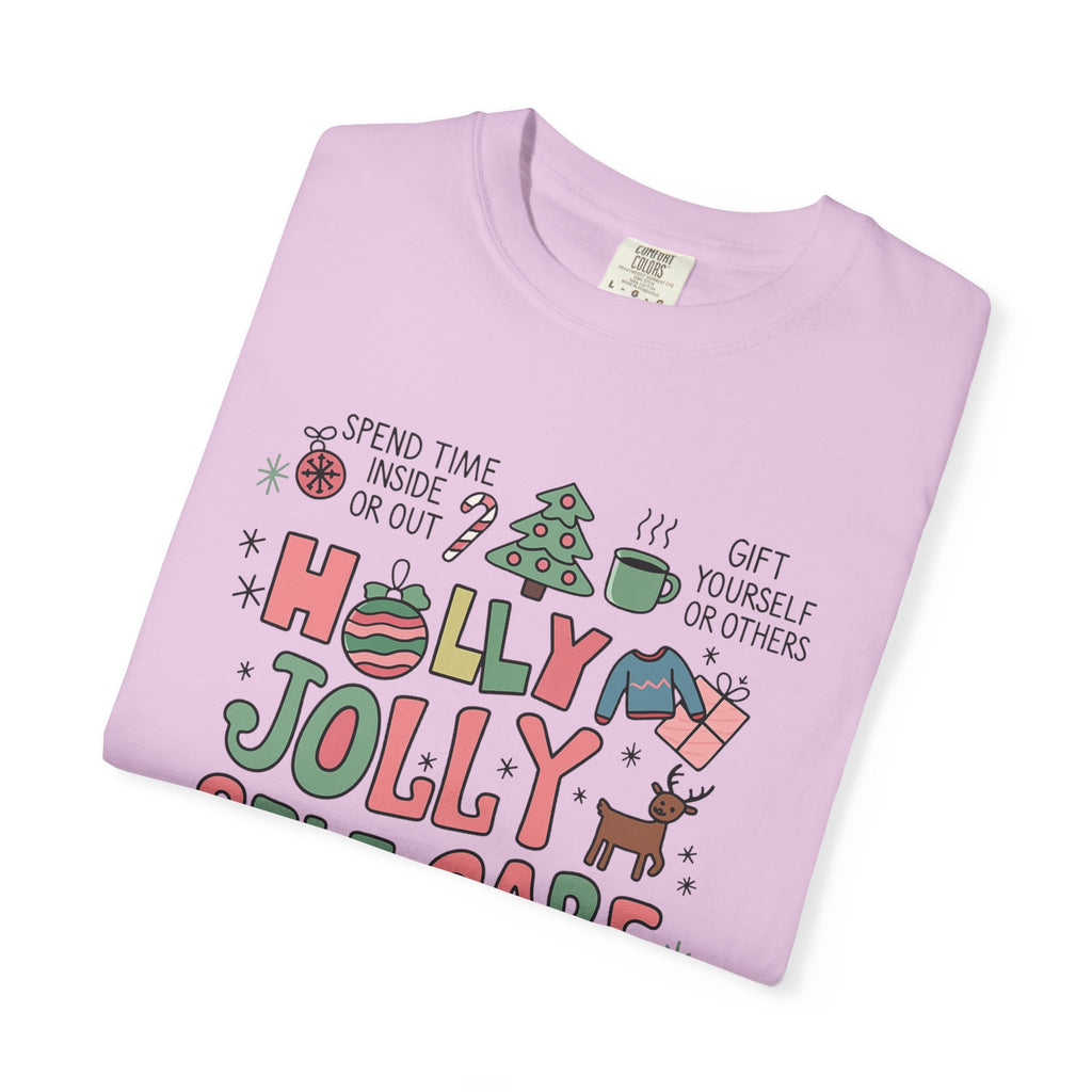 Christmas Self Care Tee — Holiday T-shirt