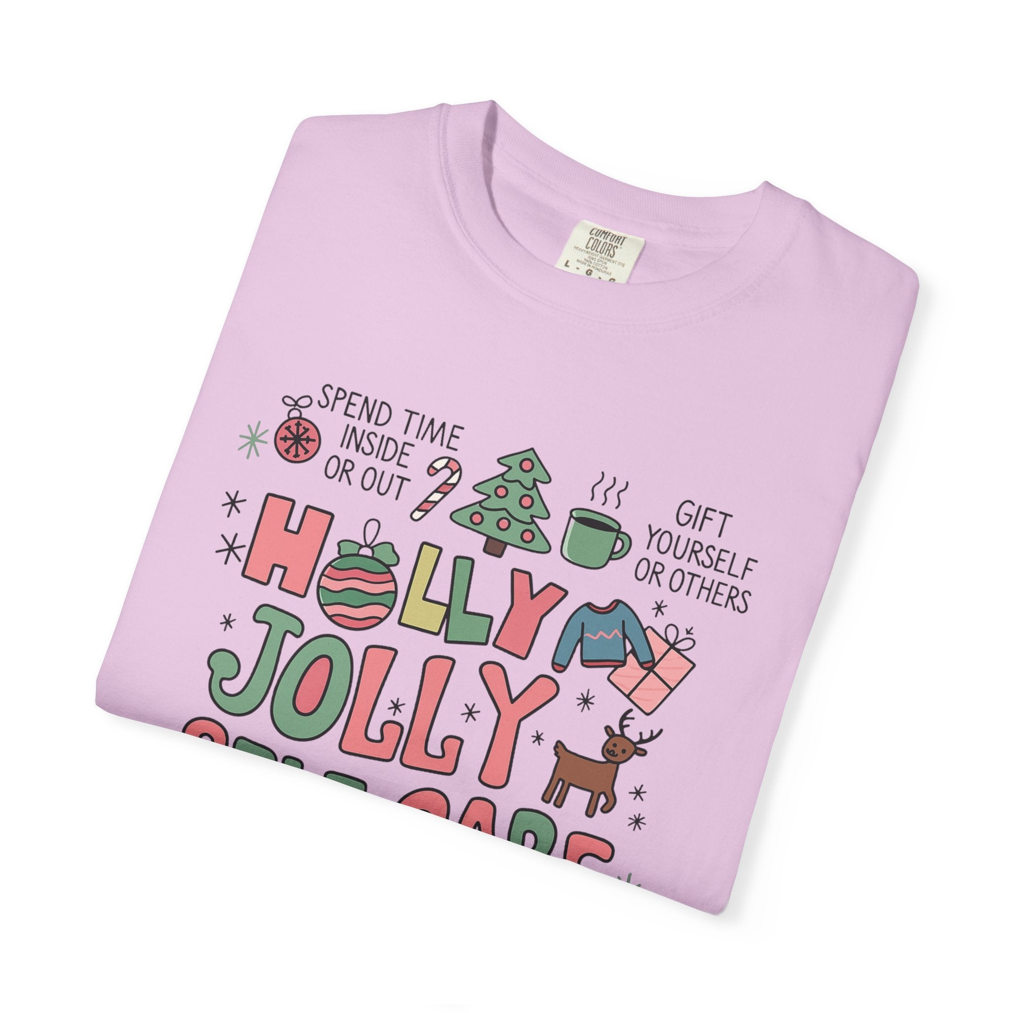 Christmas Self Care Tee — Holiday T-shirt