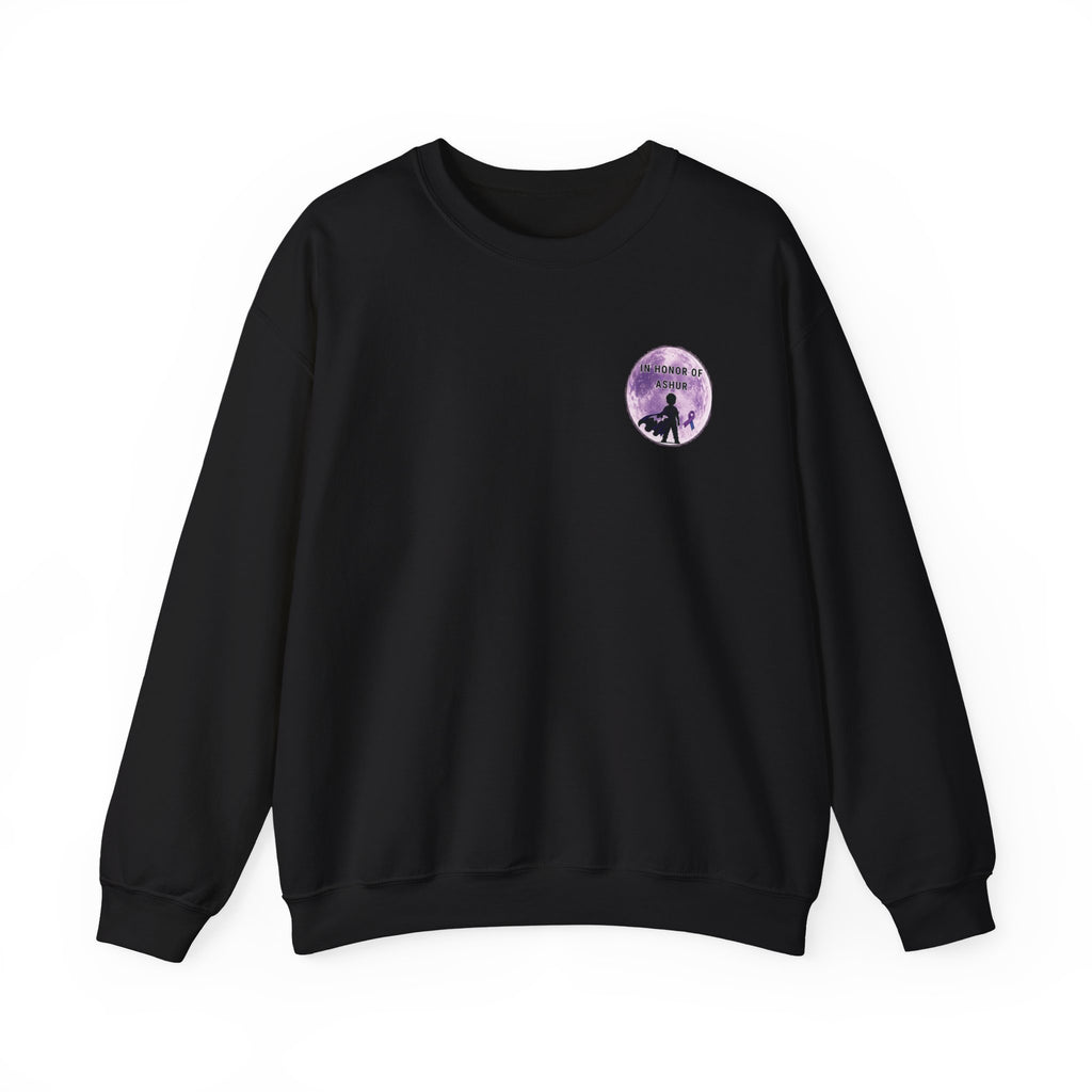 Every Hero Leaves a Legacy Adult Crewneck - Ashur Fundraiser
