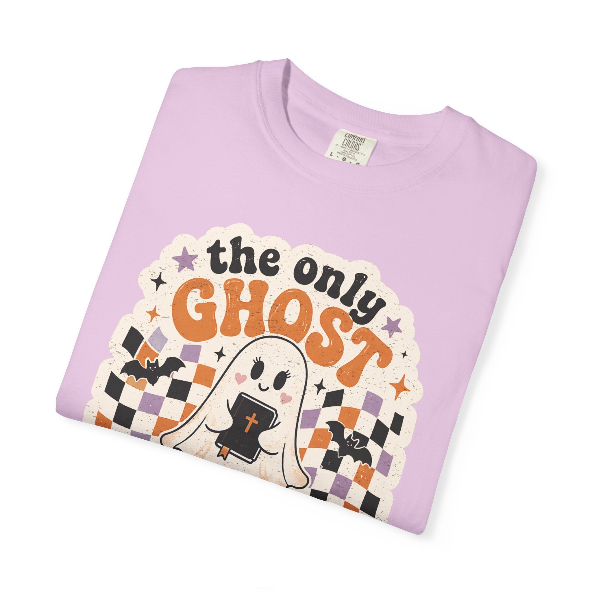 Holy Ghost Ghost Tee — "The Only Ghost I Know Is The Holy Ghost" Christian Halloween T-Shirt