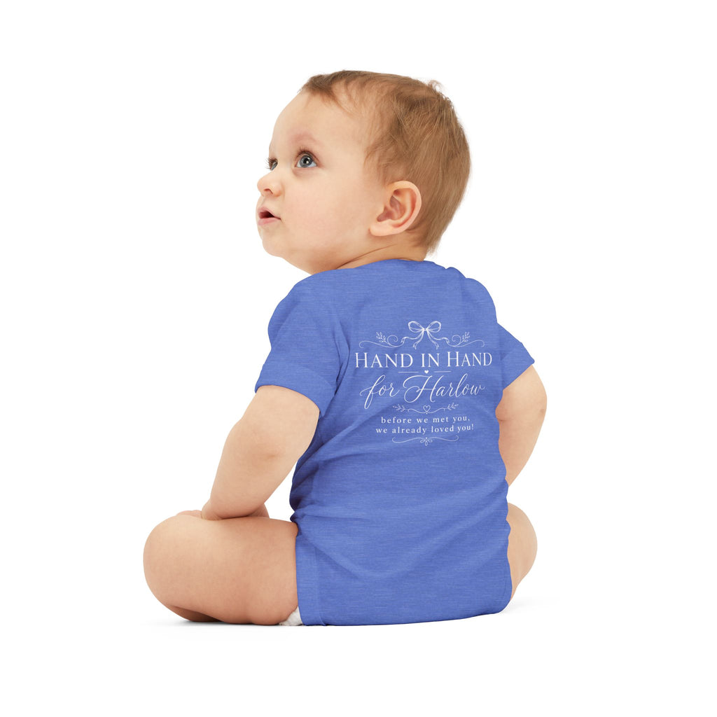 Infant Onesie - "Hand in Hand for Harlow”