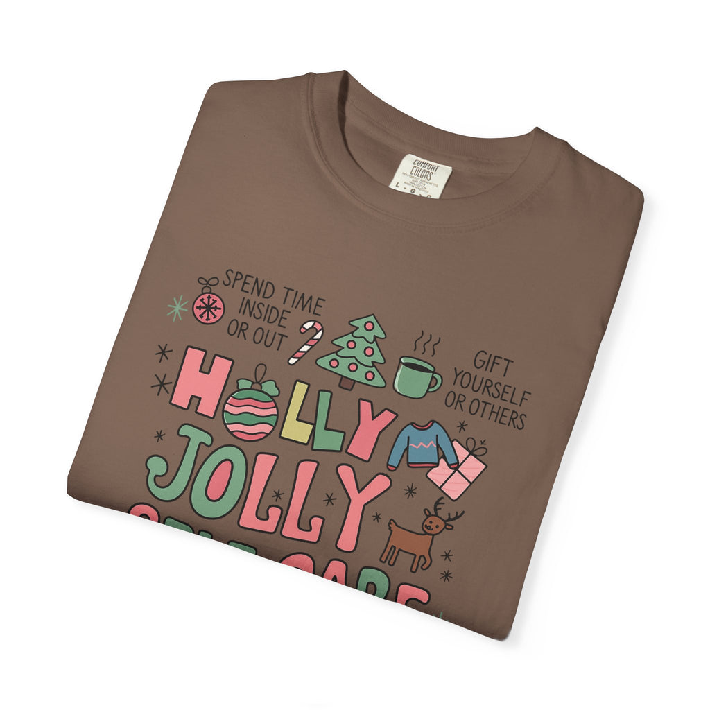 Christmas Self Care Tee — Holiday T-shirt