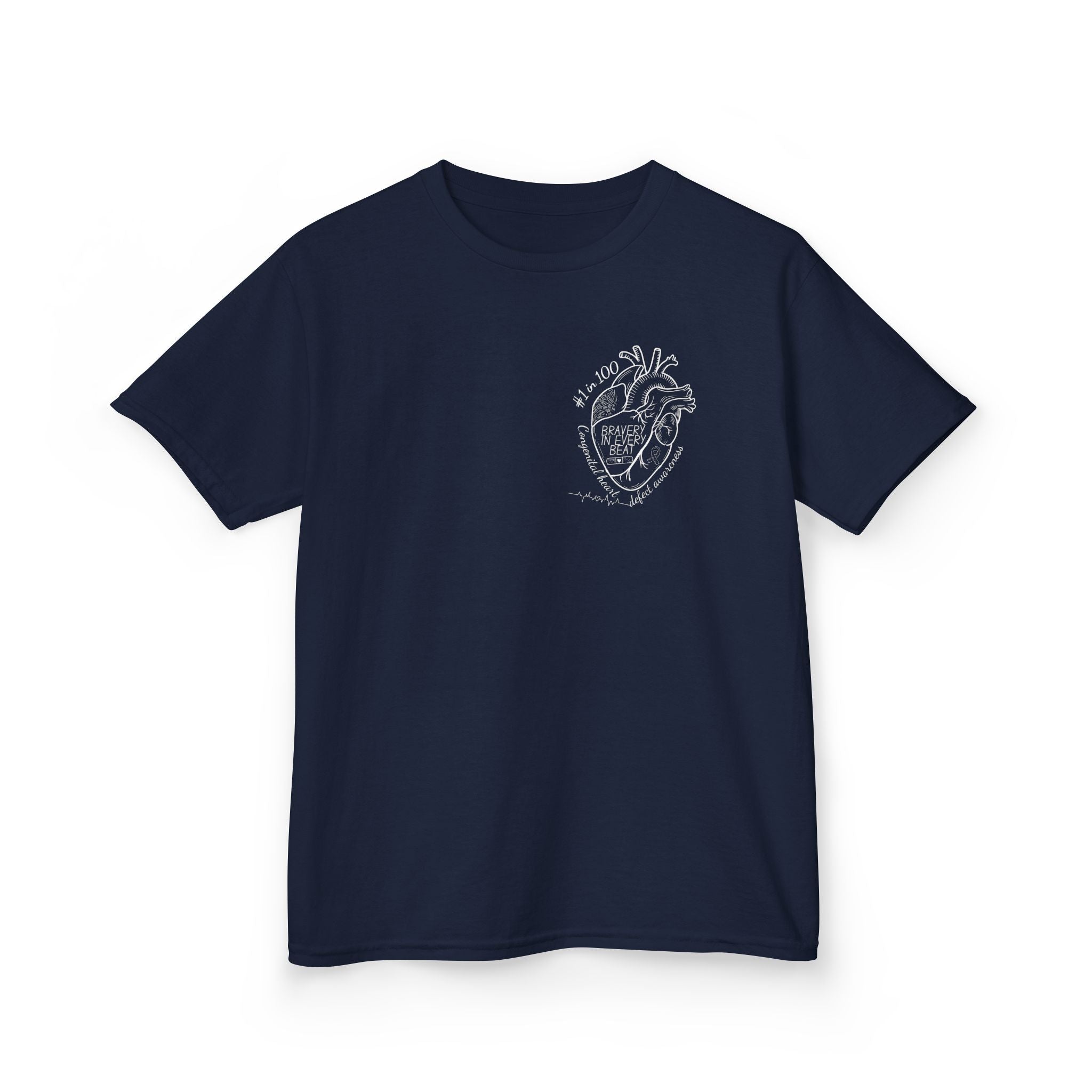 Kids "Bravery in Every Beat" CHD T-Shirt
