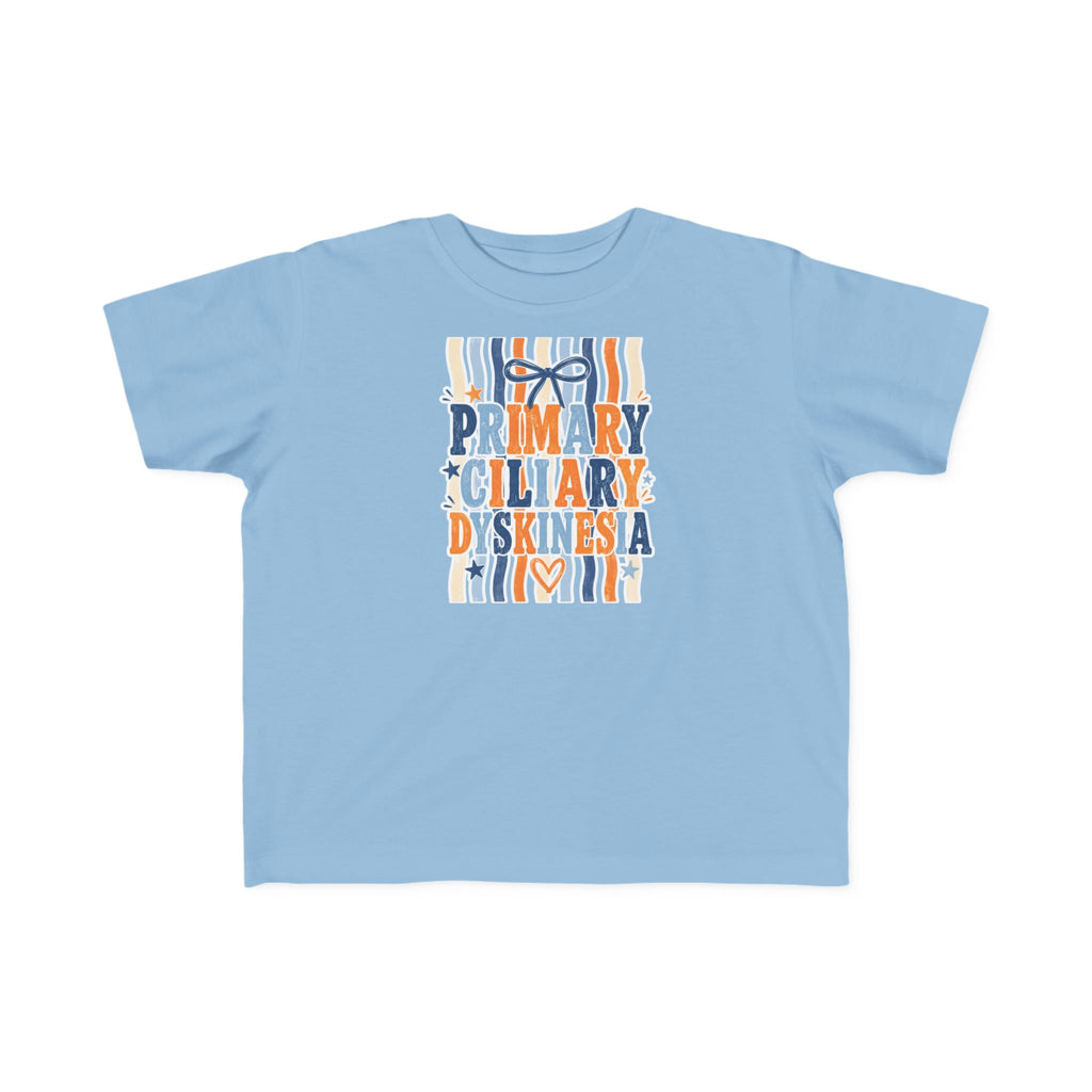 The Jentri- Toddler Primary Ciliary Dyskinesia Tee — Awareness Ribbon Design