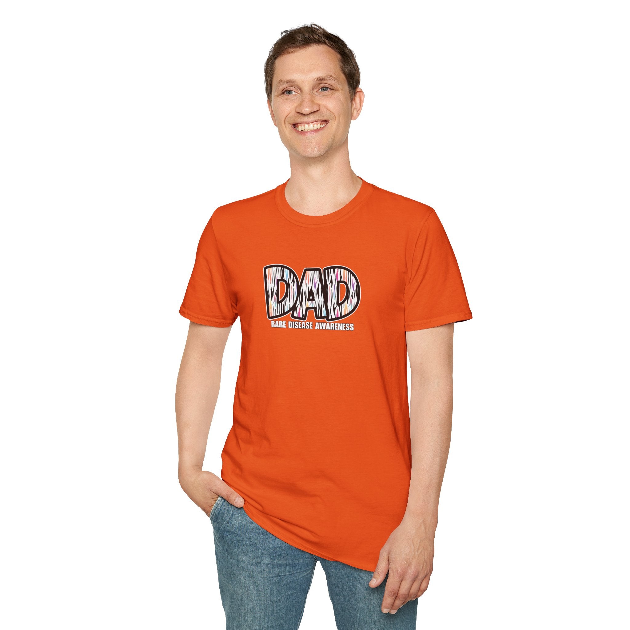DAD Warrior Stripes Tee — Andme Bamboo Collab Graphic T-Shirt