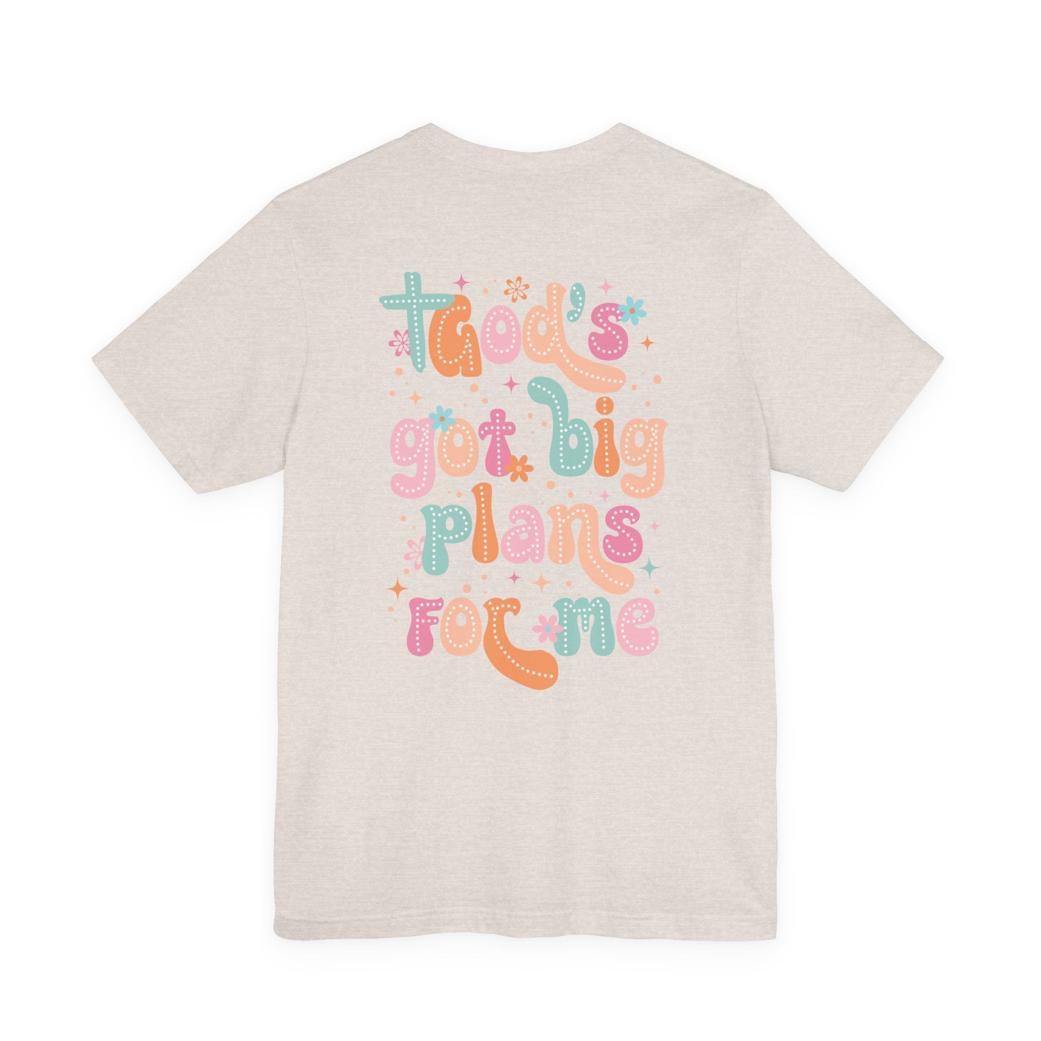 God's Got Big Plans For Me T-Shirt — Christian Mama Cross Tee