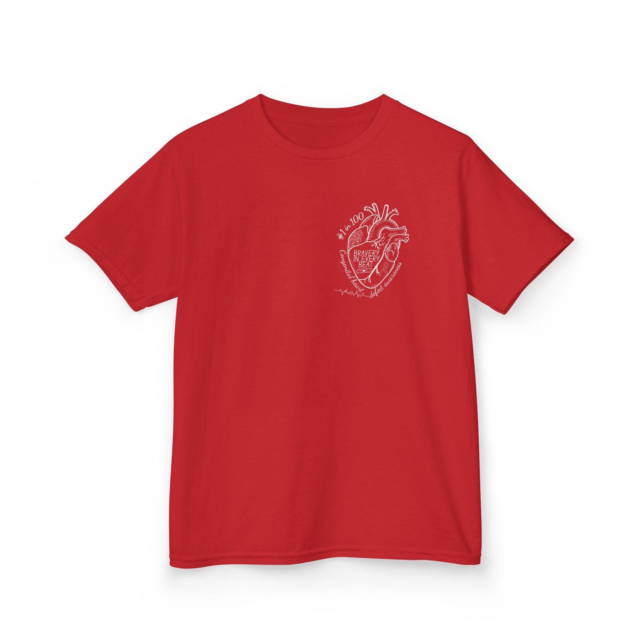 Kids "Bravery in Every Beat" CHD T-Shirt