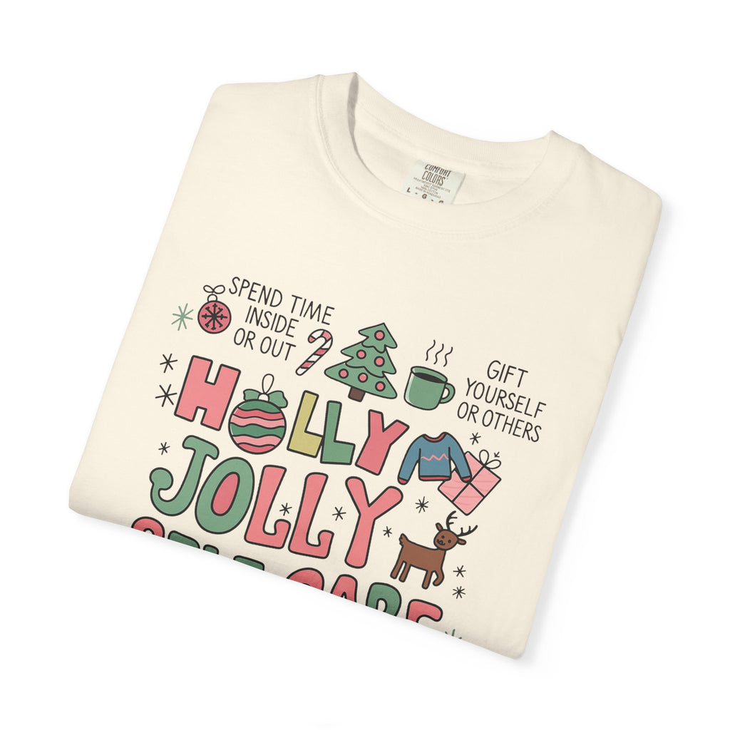 Christmas Self Care Tee — Holiday T-shirt